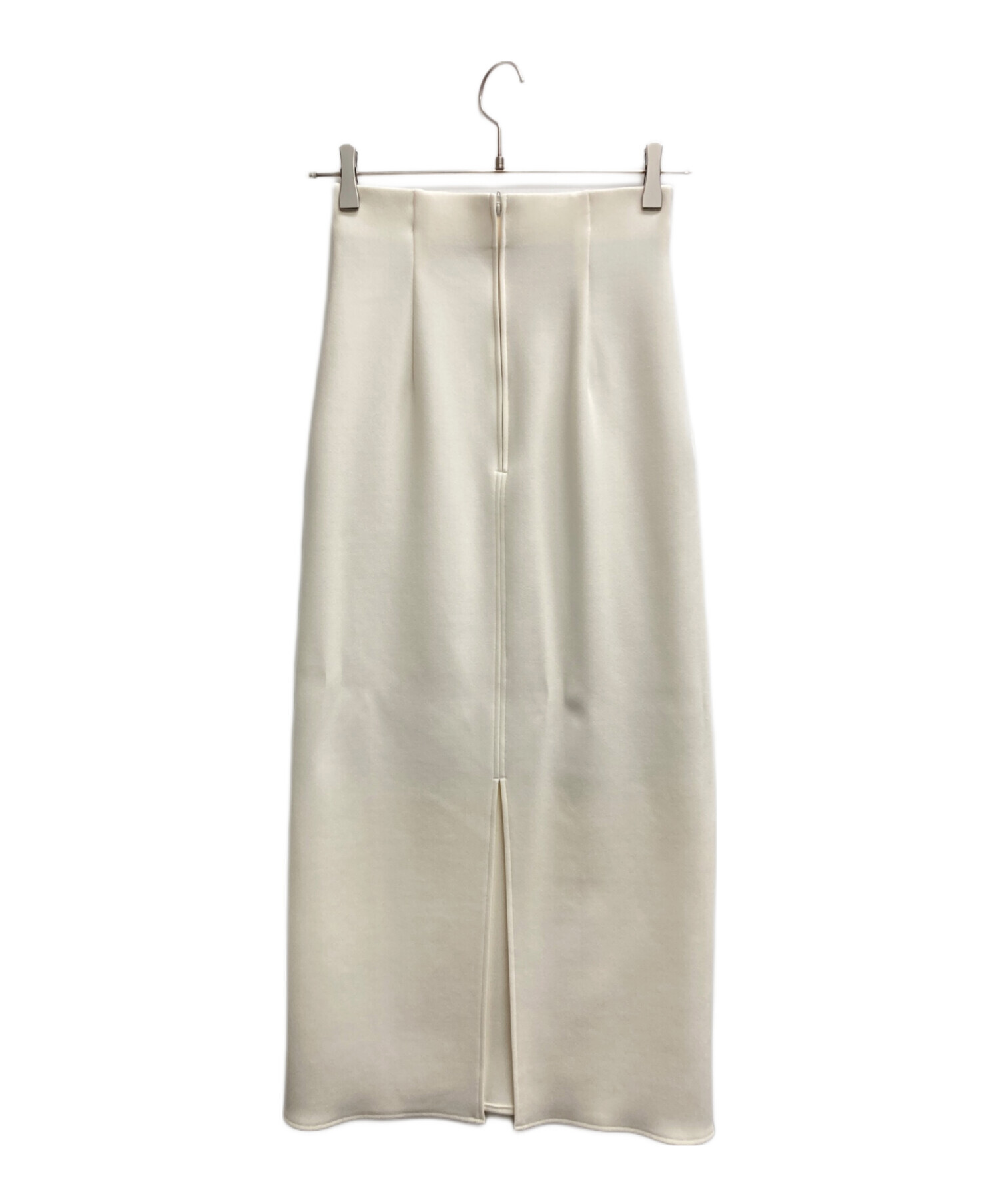 ノーブル コンフォートジャージーライクカラータイトスカート グリーン 34 追加》【洗える】コンフォートジャージーライクタイトスカート 5