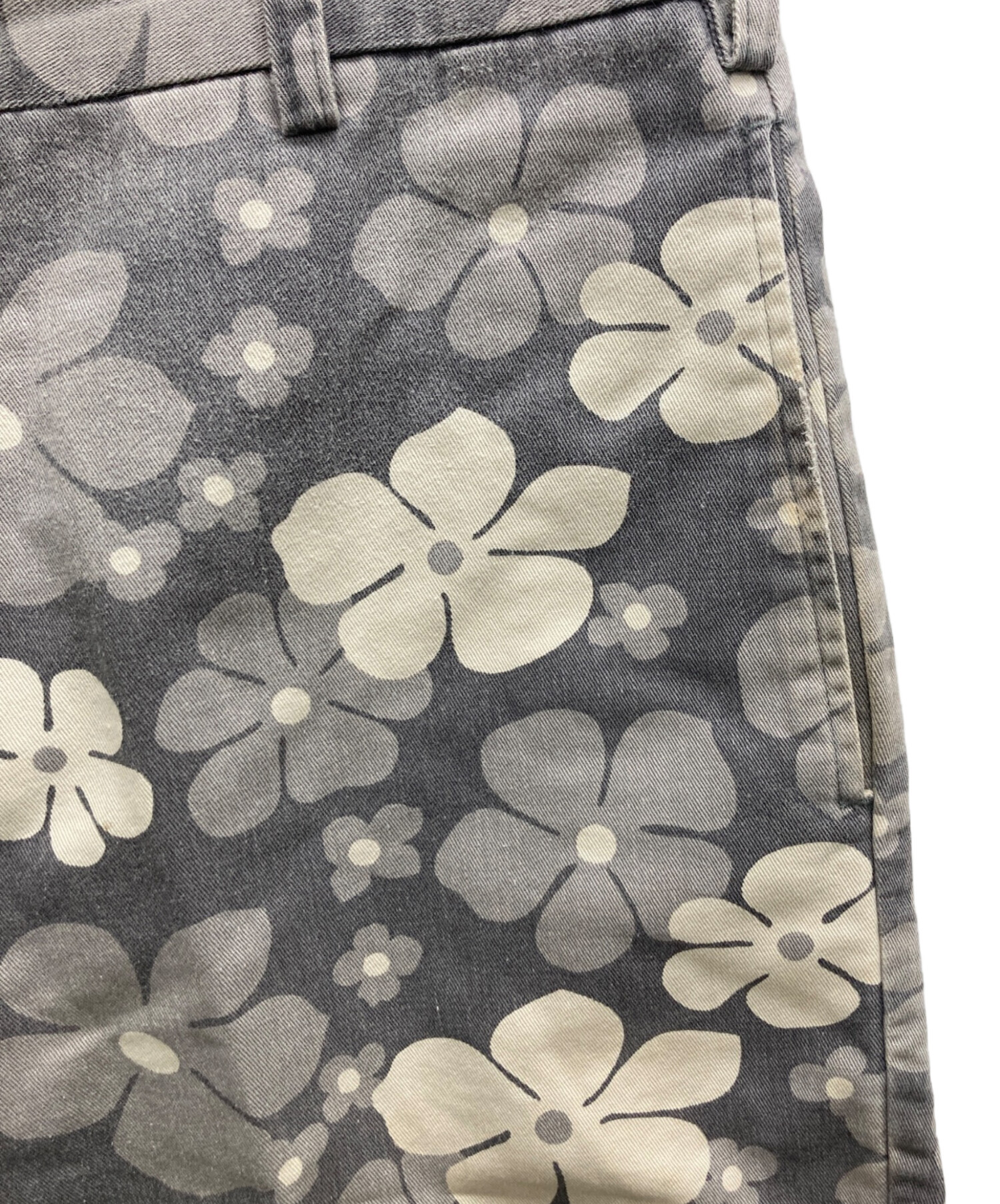 中古・古着通販】stussy (ステューシー) 90s花柄ショーツ グレー