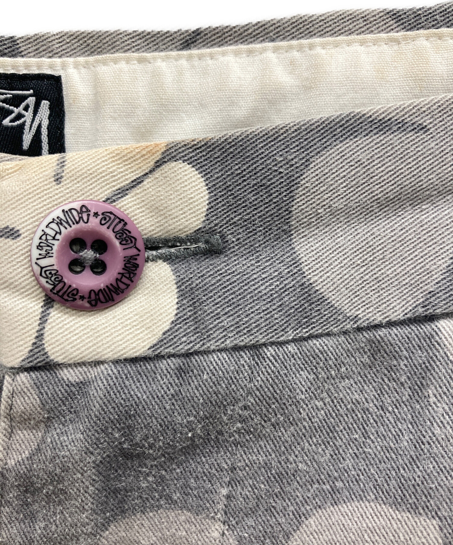 中古・古着通販】stussy (ステューシー) 90s花柄ショーツ グレー
