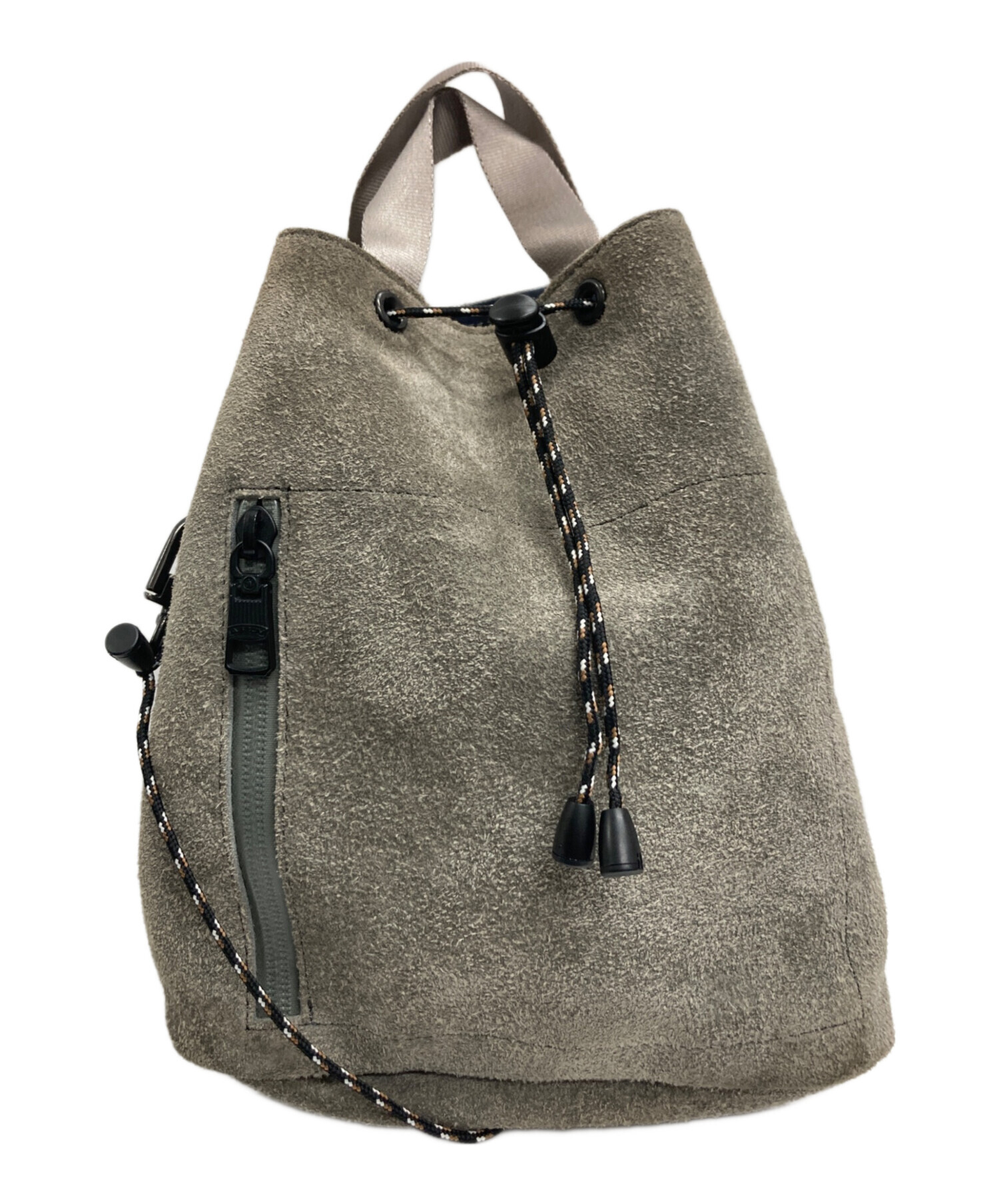 中古・古着通販】AS2OV (アッソブ) WATER PROOF SUEDE DRAWSTRING BAG 