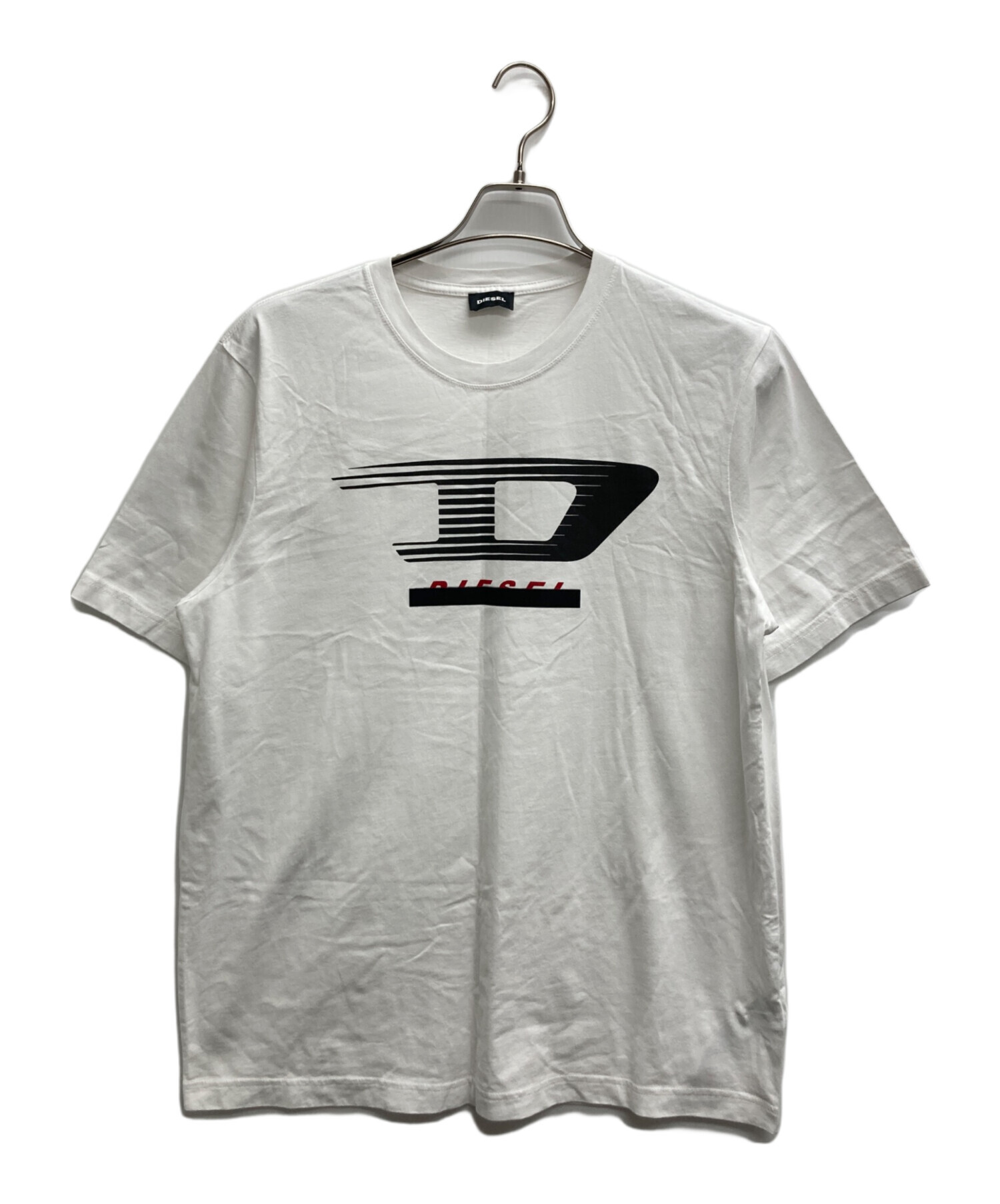 中古・古着通販】DIESEL (ディーゼル) プリントTシャツ ホワイト 