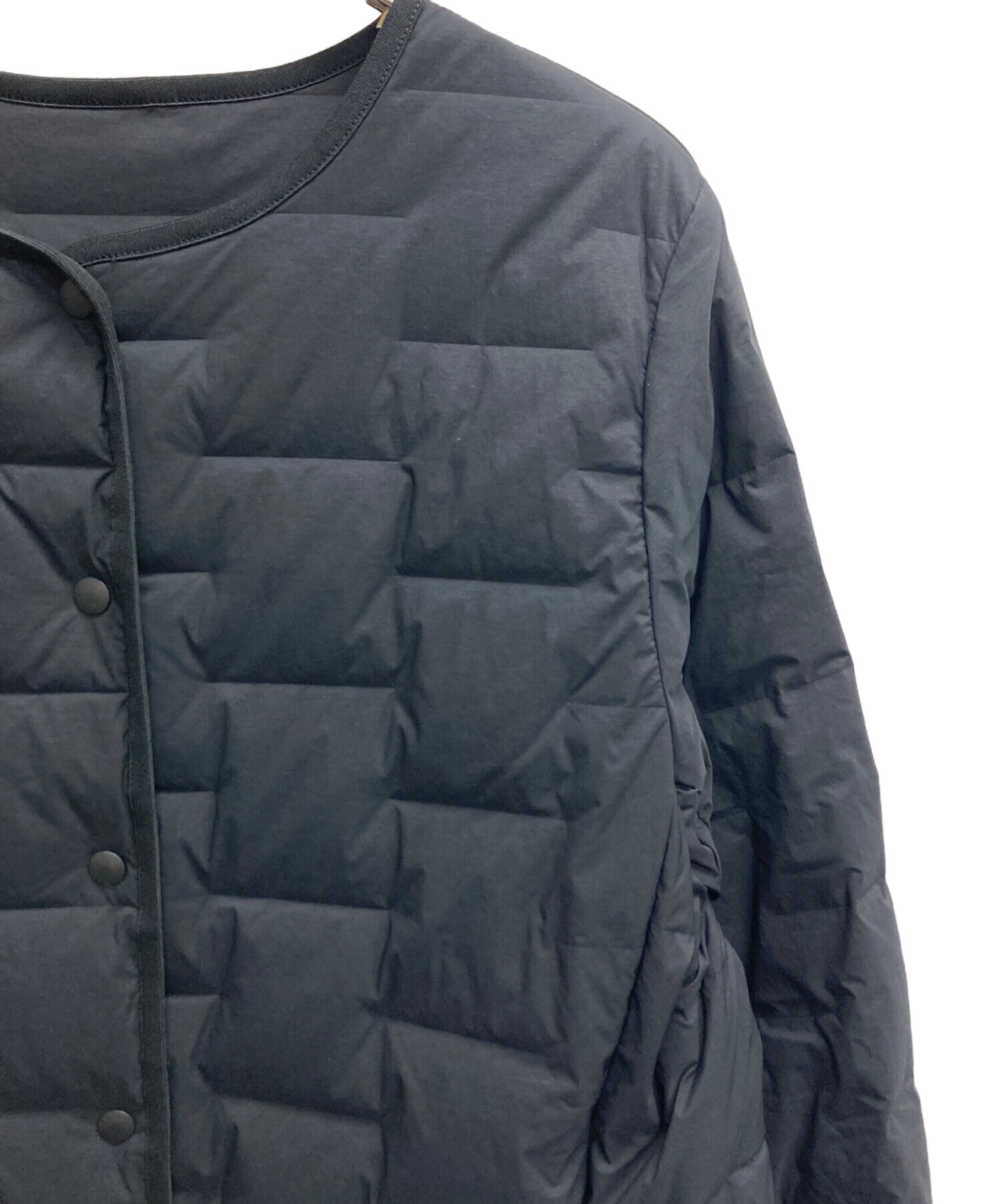 中古・古着通販】PLST (プラステ) ノンキルトダウンコート ブラック 