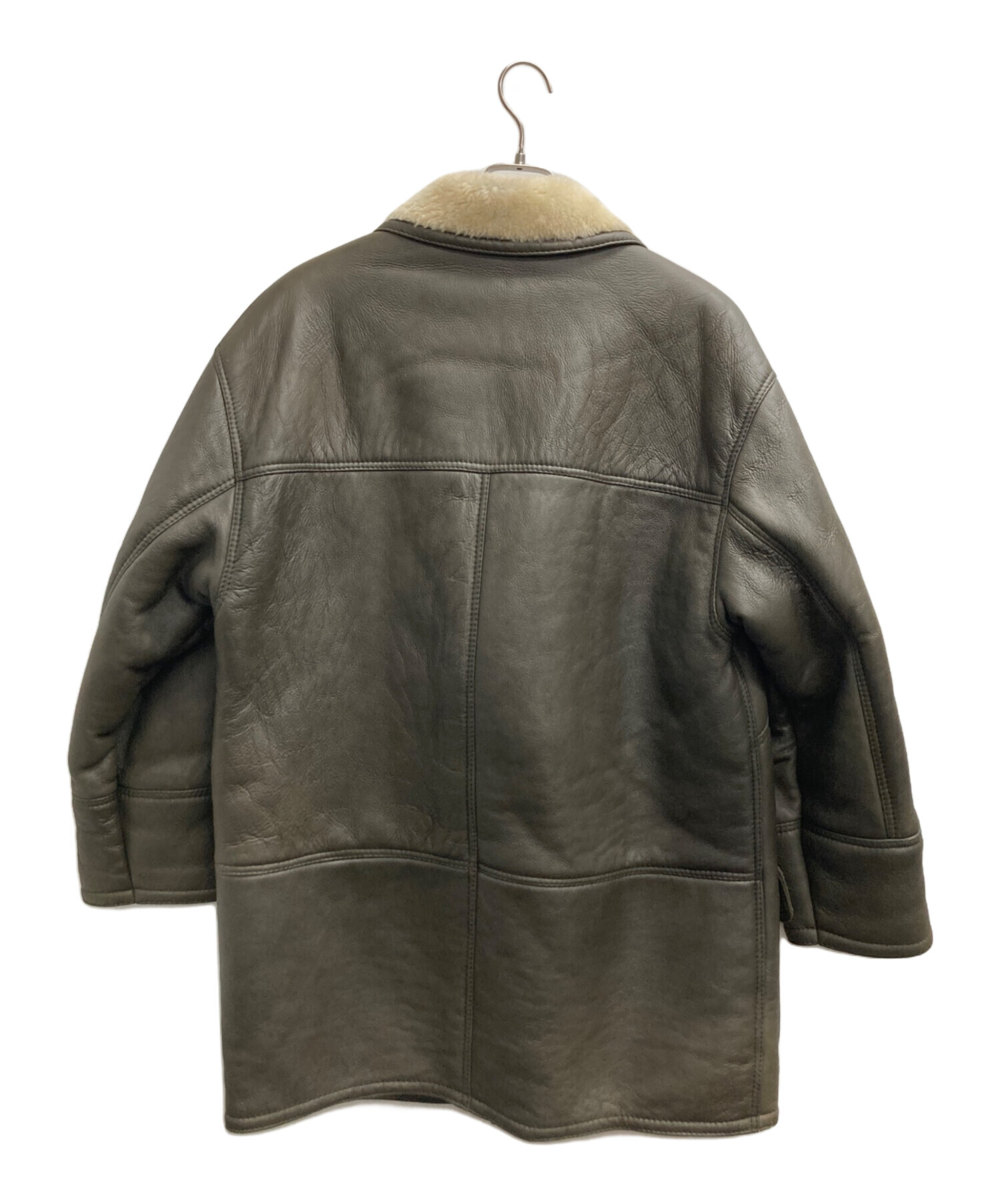 中古・古着通販】Cinquanta (チンクワンタ) 羊革ムートンコート カーキ 