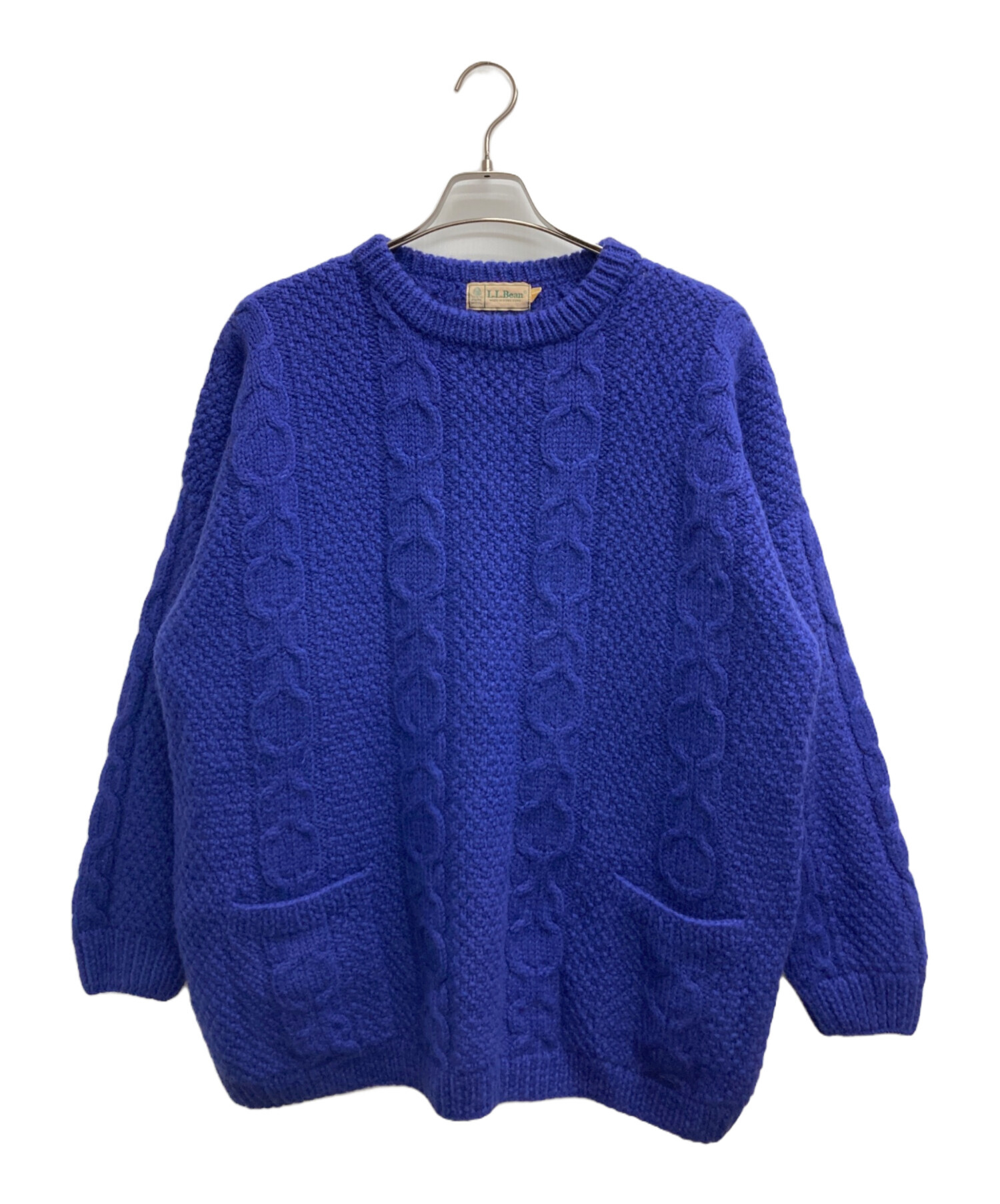 中古・古着通販】L.L.Bean (エルエルビーン) 80sポケット付アラン 