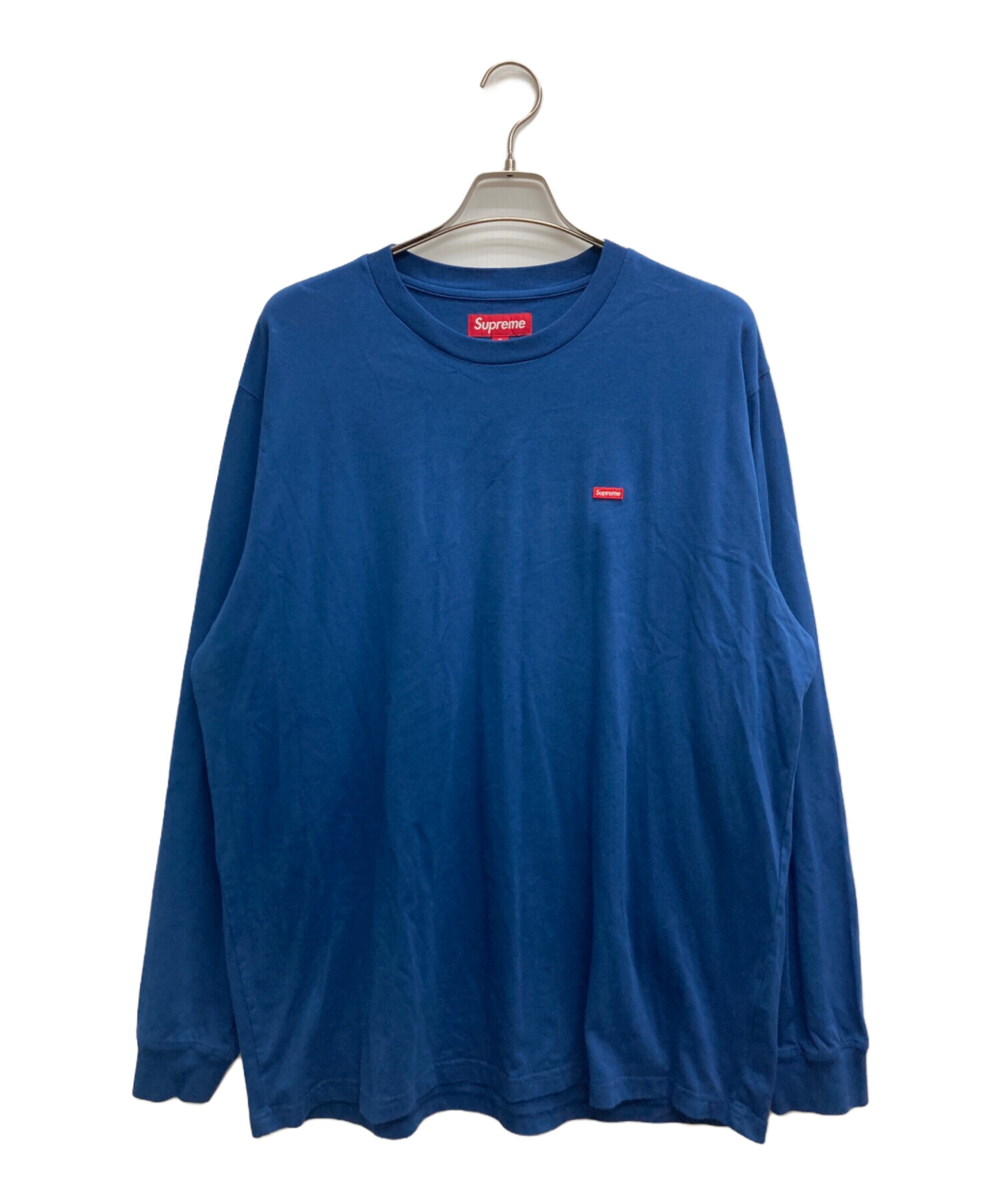 中古・古着通販】SUPREME (シュプリーム) SMALL BOX L/S TEE ブルー 