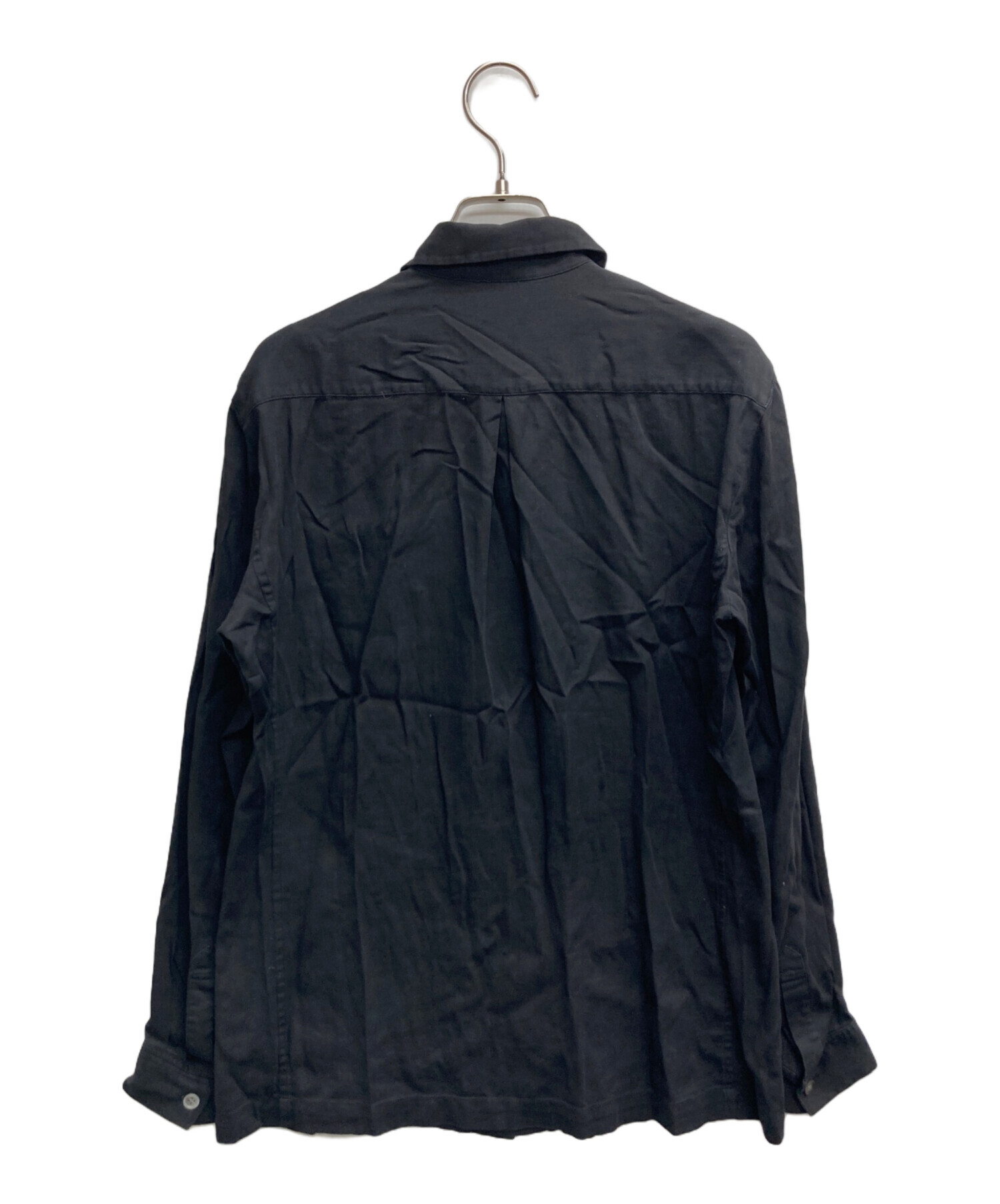 中古・古着通販】ISSEY MIYAKE (イッセイミヤケ) 長袖シャツ ブラック 