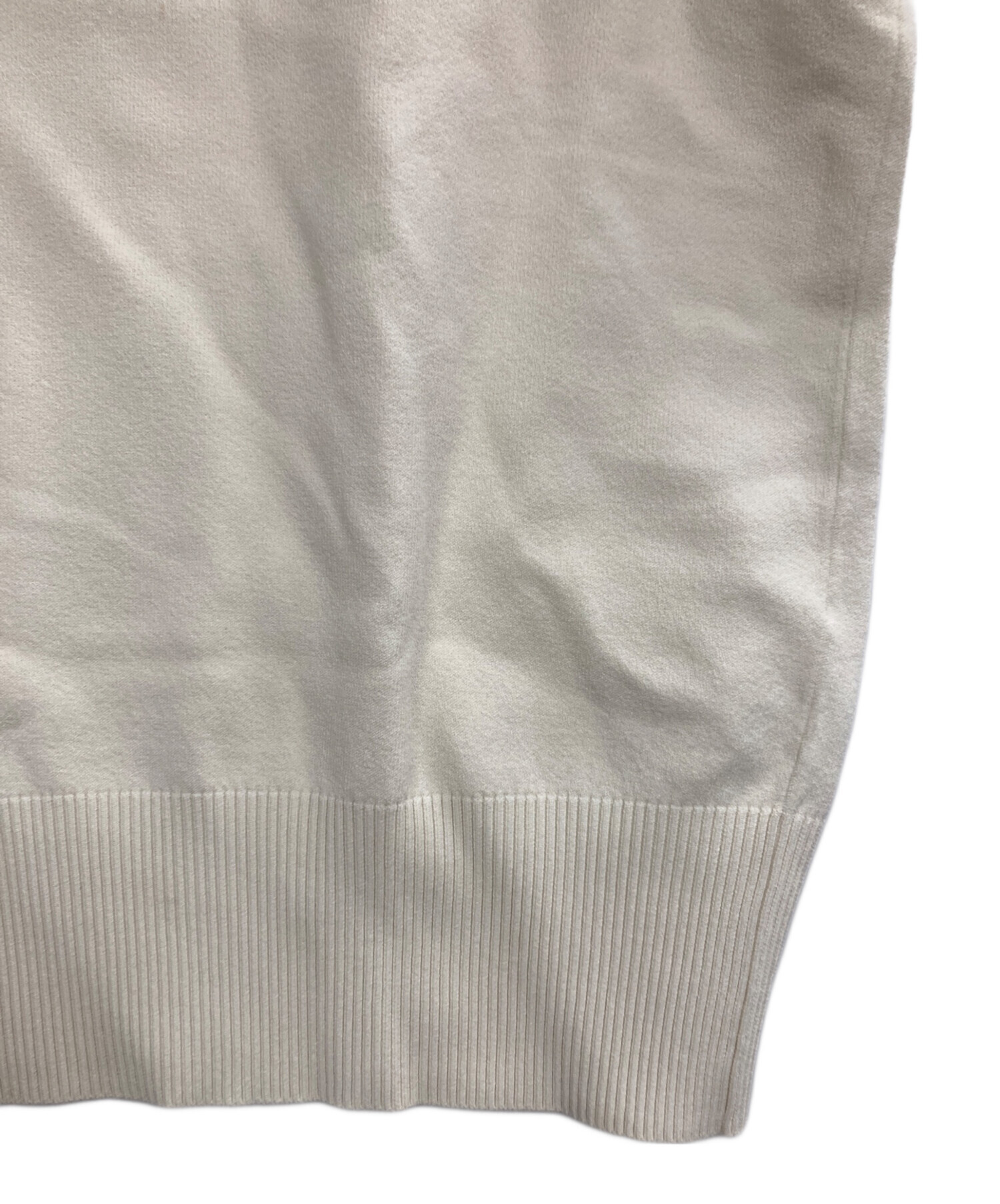 中古・古着通販】VALENTINO (ヴァレンティノ) 半袖ニット ホワイト
