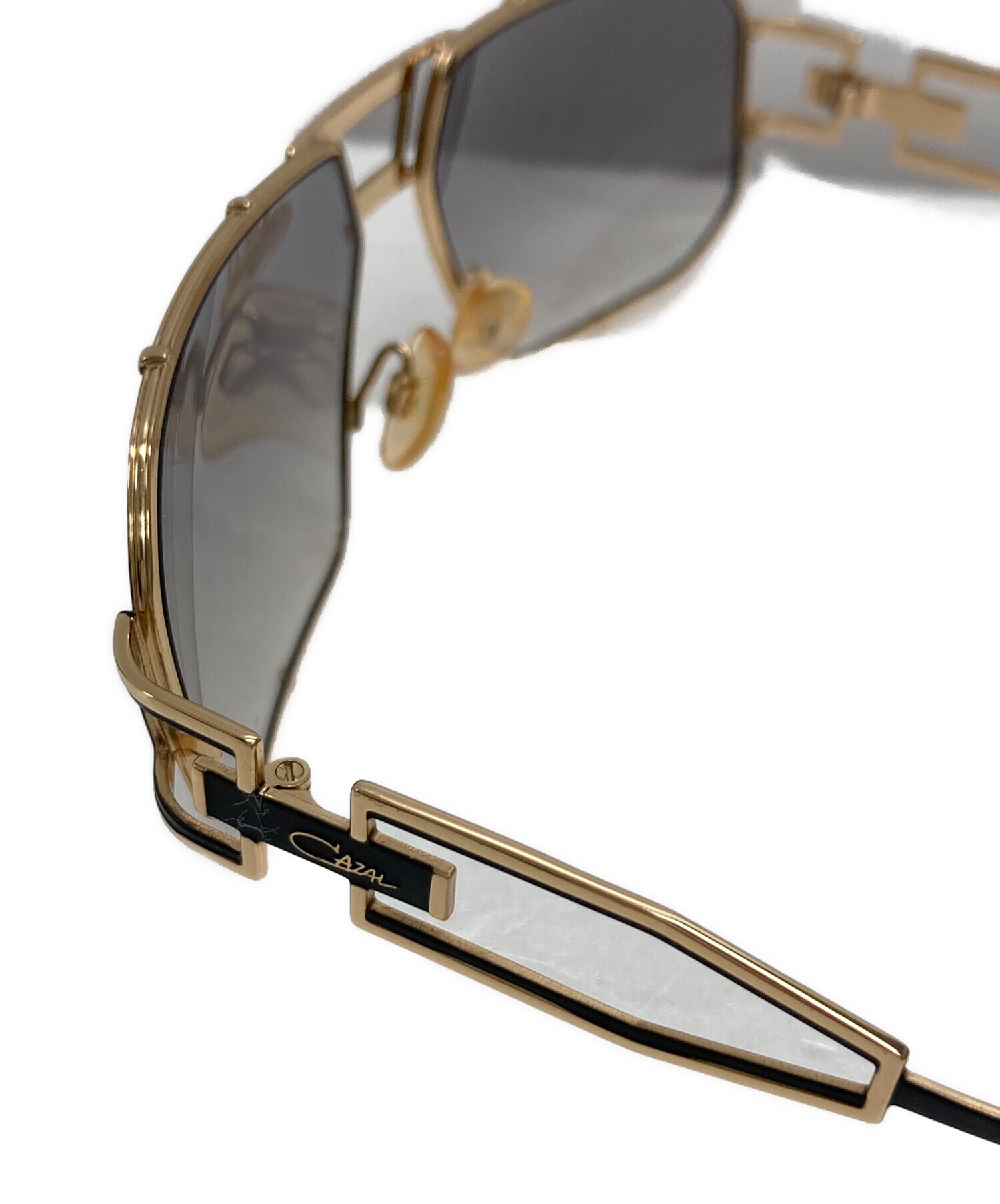 e*5様 CAZAL カザールヴィンテージサングラスDress Camp 中古・古着通販】CAZAL (カザール) サングラス ゴールド×ブラック