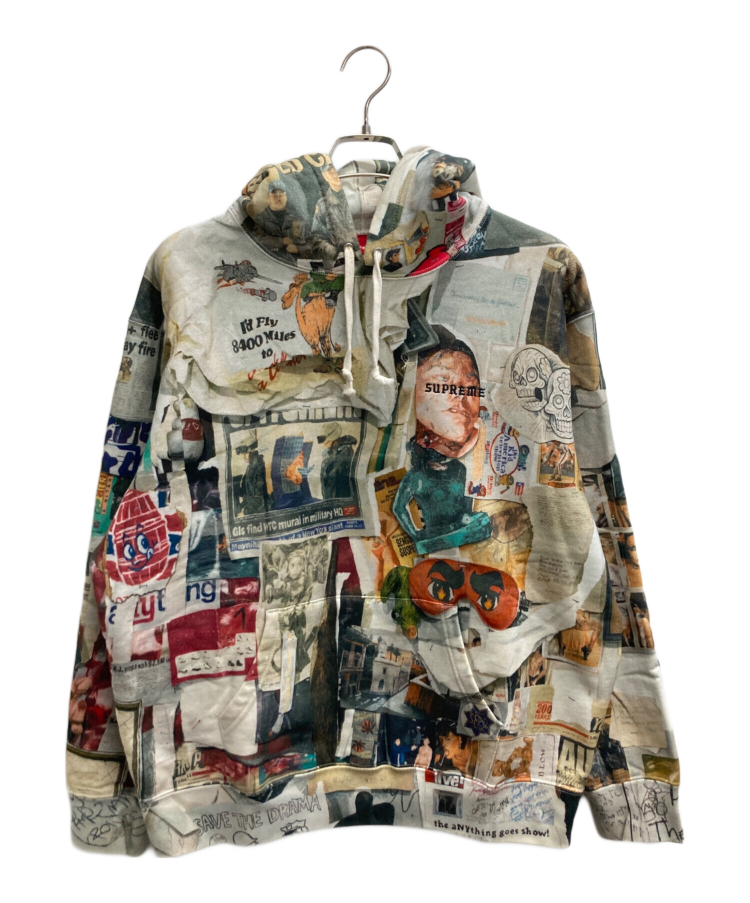 トップス supreme dash's wall hooded sweatshirt L 中古・古着通販】SUPREME (シュプリーム) Dash's Wall Hooded