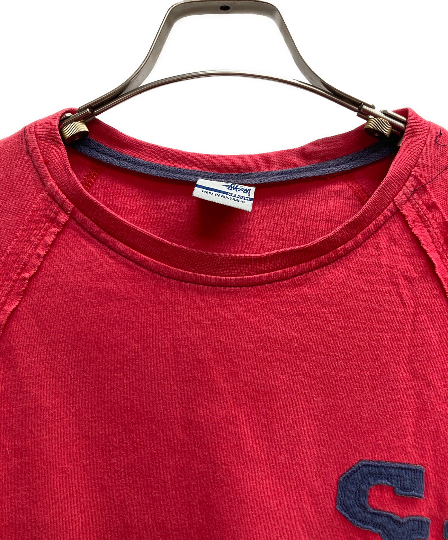 中古・古着通販】stussy (ステューシー) ラグランカットソー レッド 