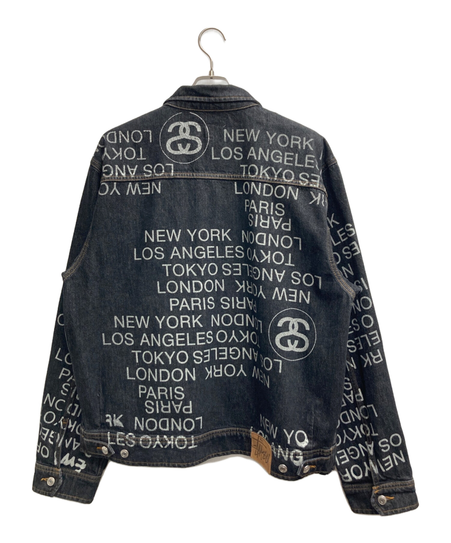 中古・古着通販】stussy (ステューシー) ZIP WORK JACKET CITY LINK 