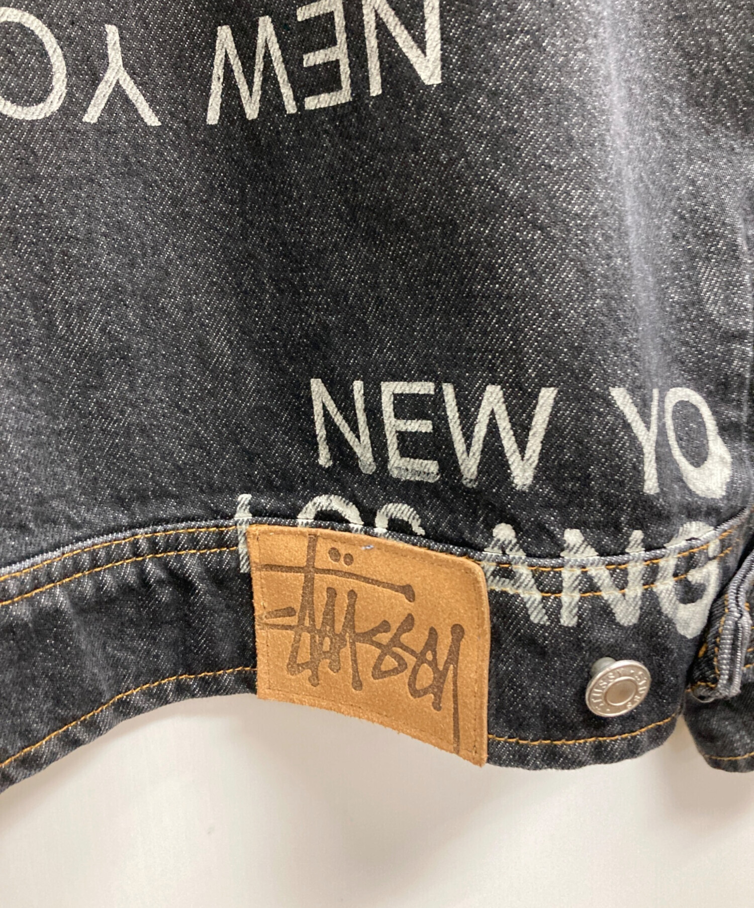 中古・古着通販】stussy (ステューシー) ZIP WORK JACKET CITY LINK 