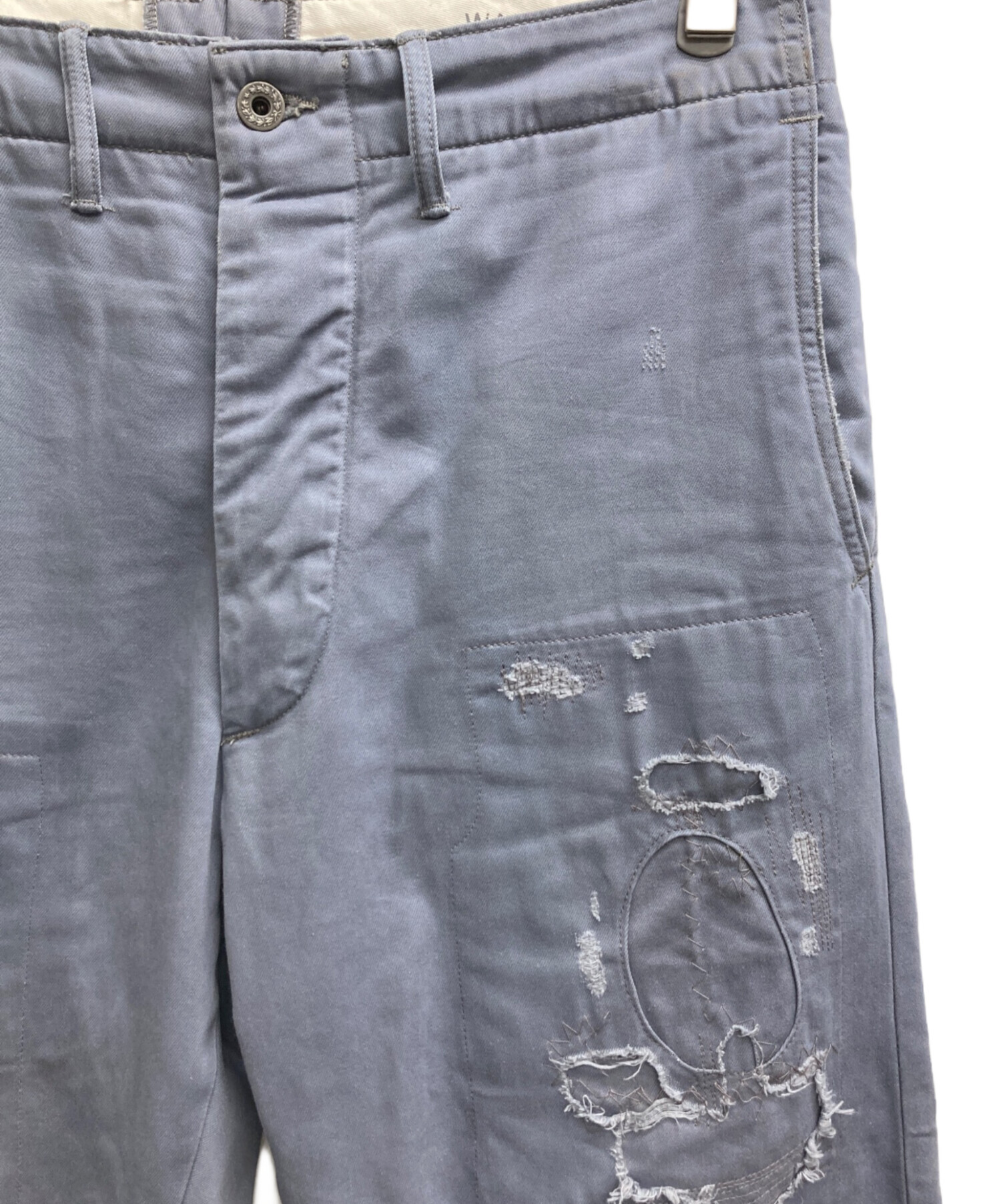 d*3様 RRL ワークパンツ ロガー ダメージ フェード d*3様 RRL ワークパンツ ロガー ダメージ フェード DOUBLE RL