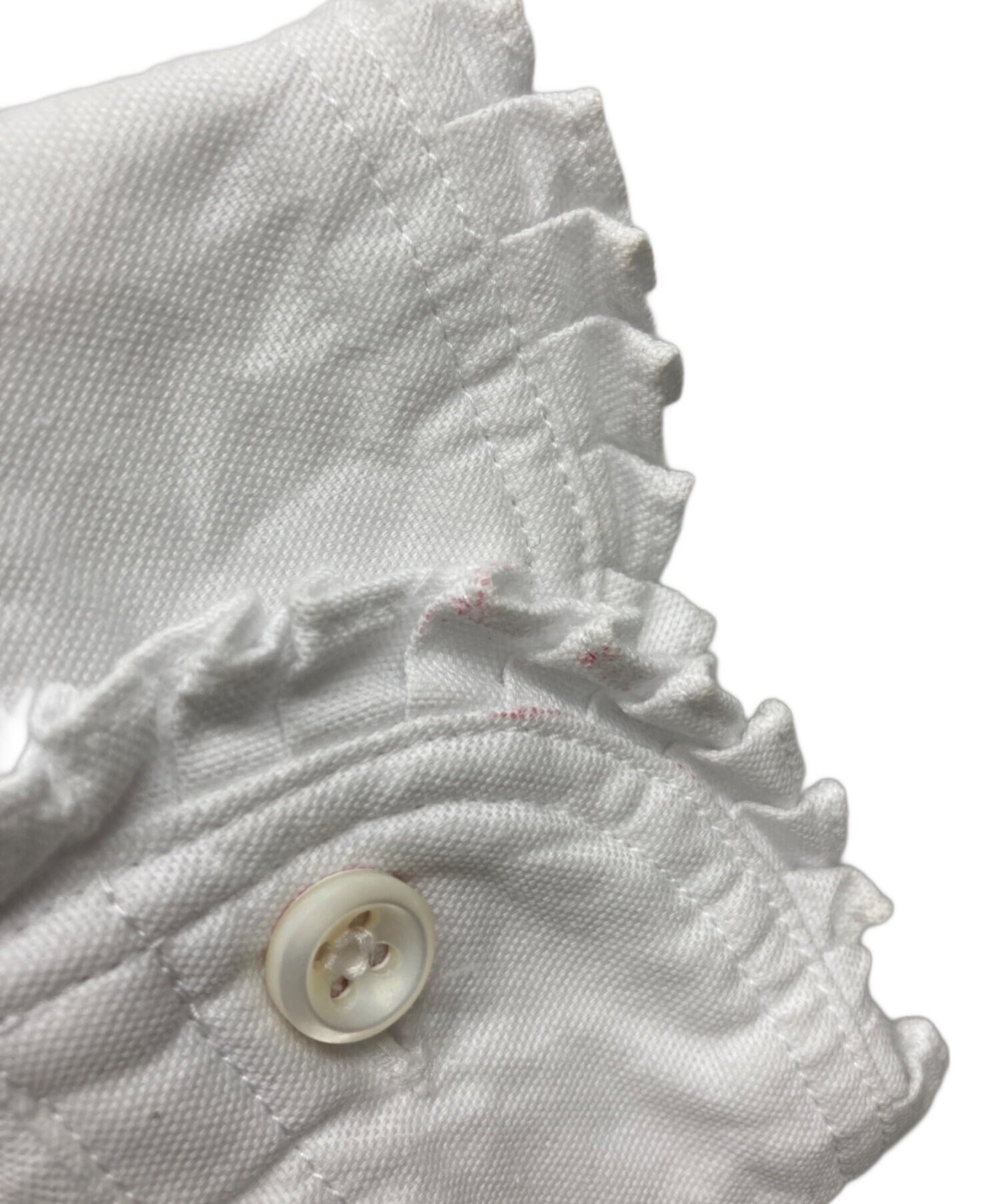 45R(45rpm)タックフリルブラウス 中古・古着通販】45R (フォーティファイブ・アール) 504オックスの