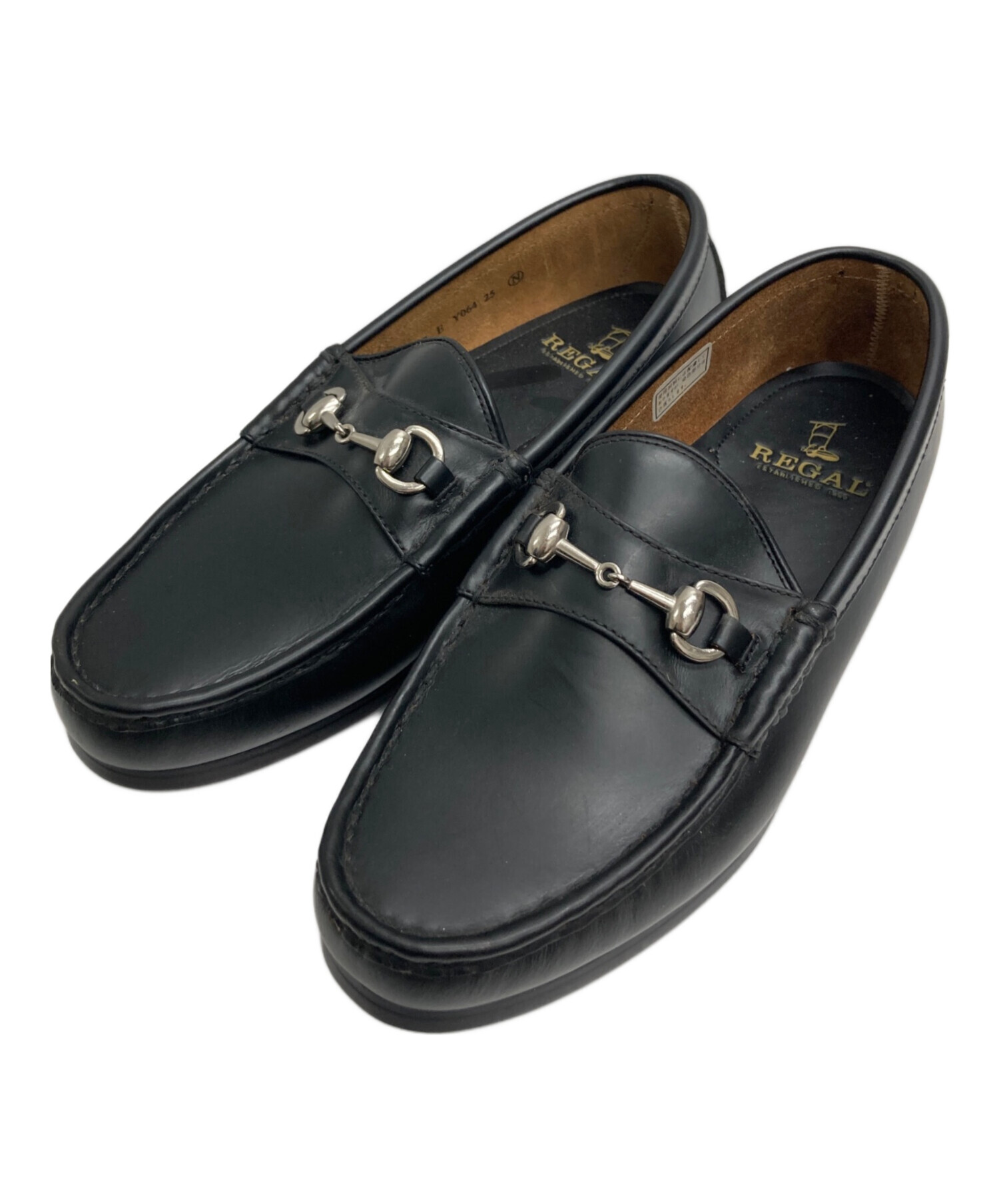 【未使用級】 REGAL リーガル ローファー ブラック 25.5㎝ 中古・古着通販】REGAL (リーガル) ビットローファー ブラック サイズ
