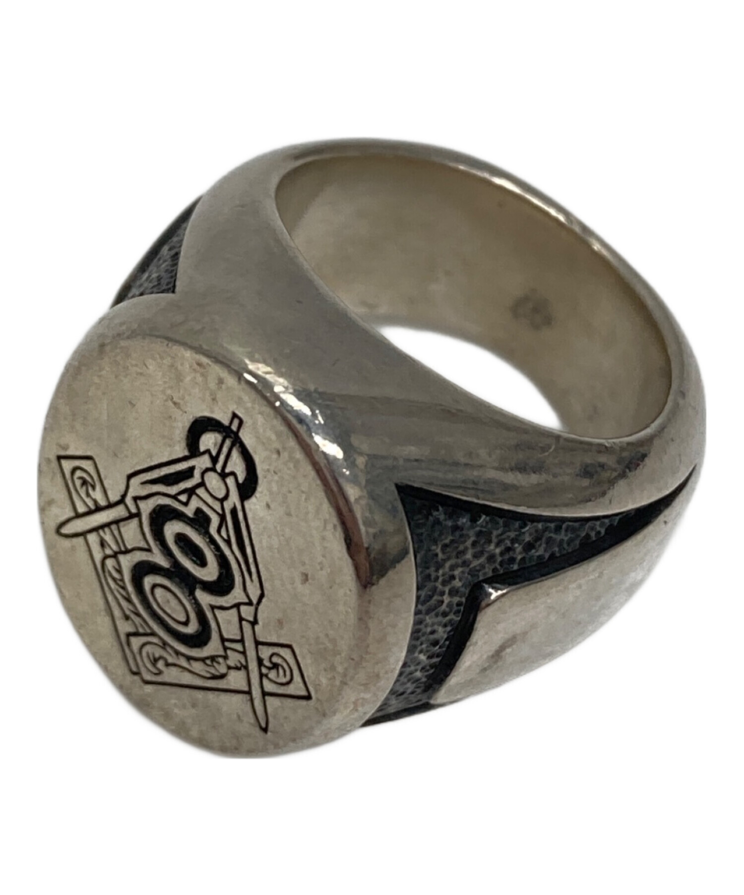中古・古着通販】gucho (ガッチョ) ROGO Signet Ring シルバー サイズ