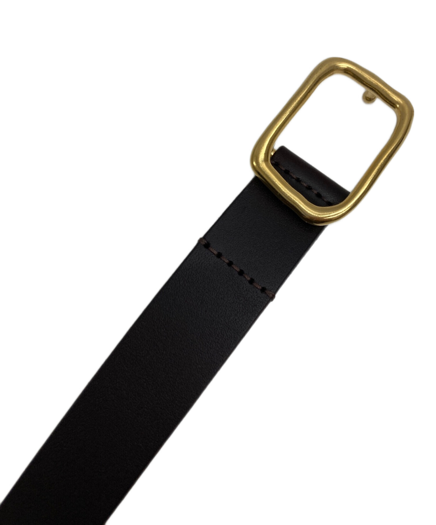 crewre ボタンスタッズレザーベルト 中古・古着通販】crewre (クルー) ボタンスタッズレザーベルト