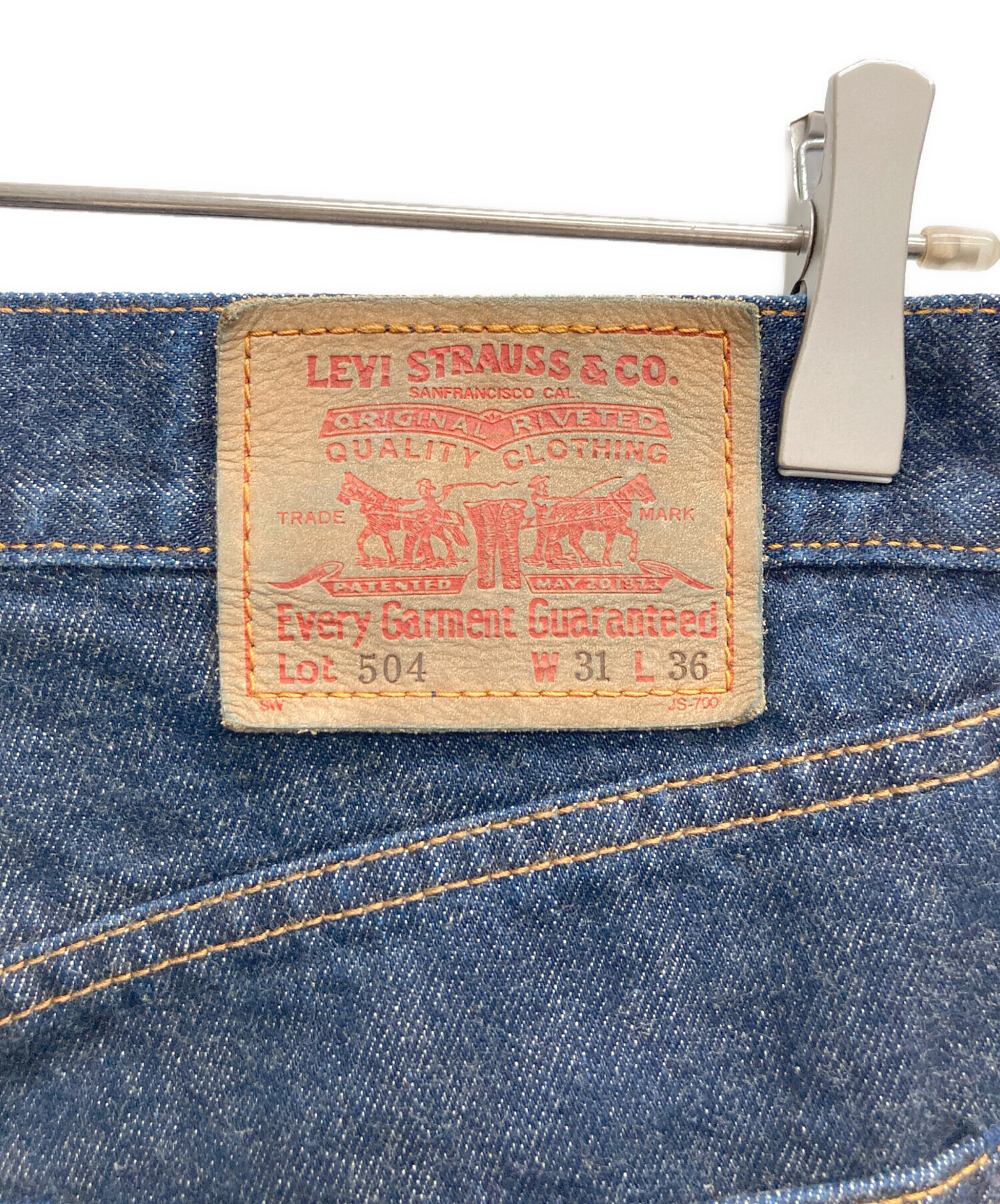 中古・古着通販】LEVI'S (リーバイス) 復刻504デニムパンツ インディゴ