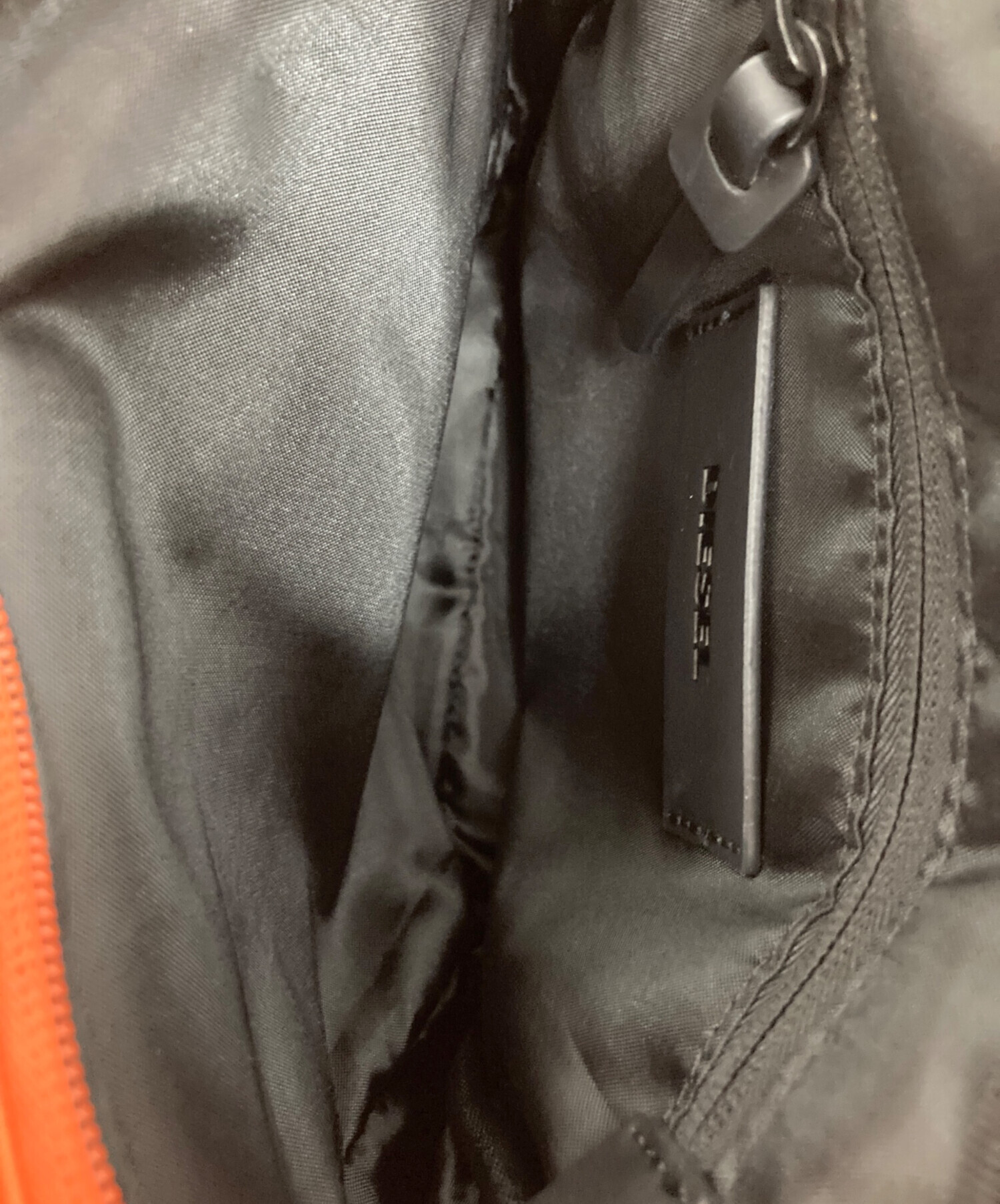 中古・古着通販】DIESEL (ディーゼル) ロゴショルダーバッグ オレンジ