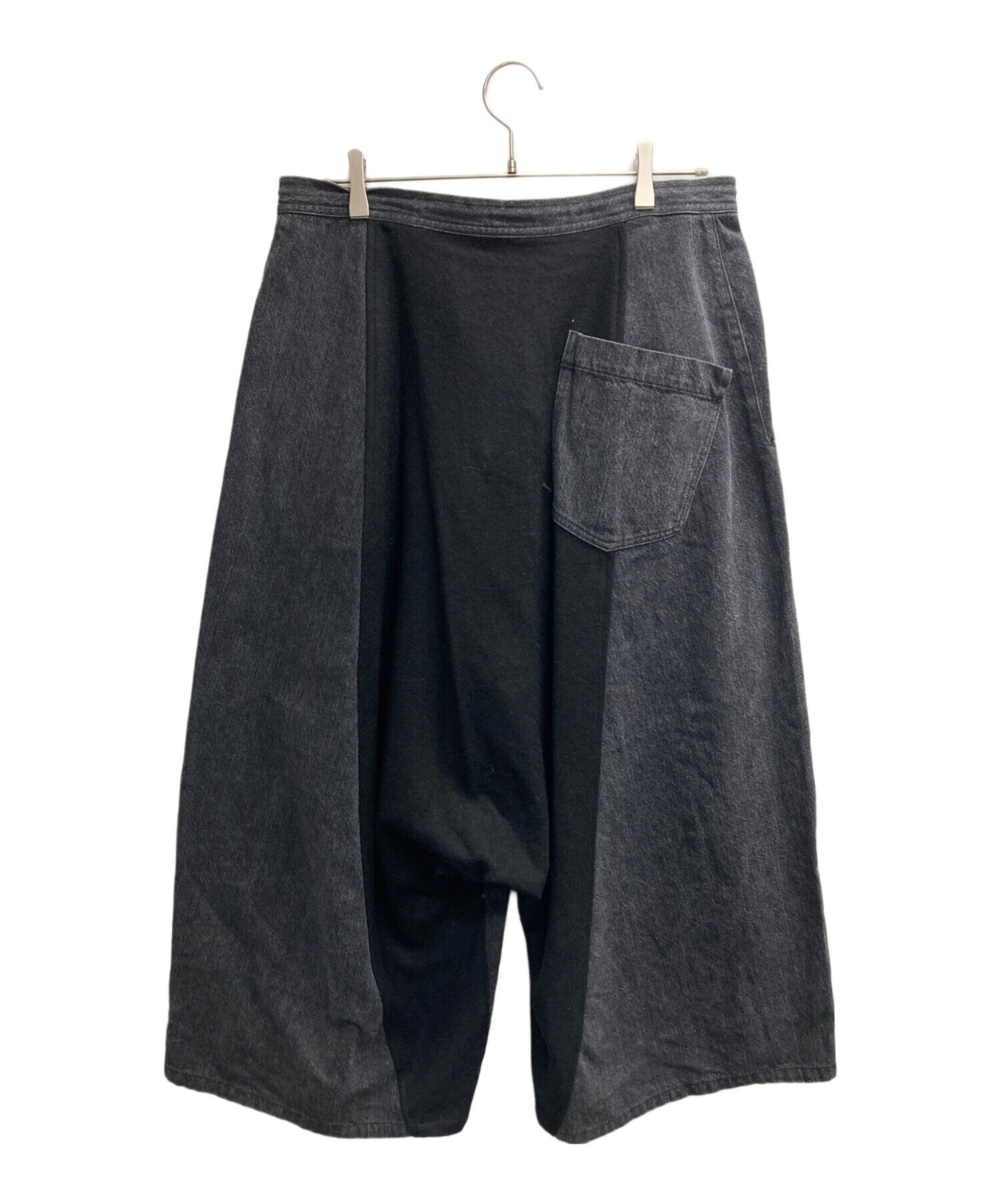 Y’s サルエルパンツ　サイズ1 ブラック 中古・古着通販】Y's (ワイズ) サルエルパンツ ブラック サイズ:1