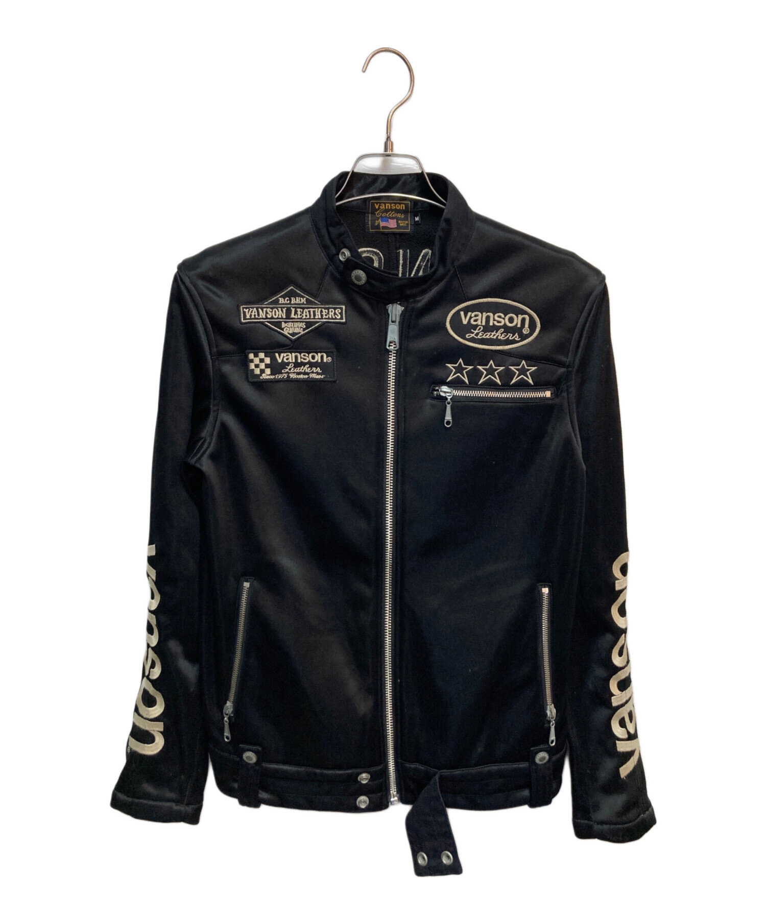 中古・古着通販】VANSON (バンソン) シングルライダースジャケット