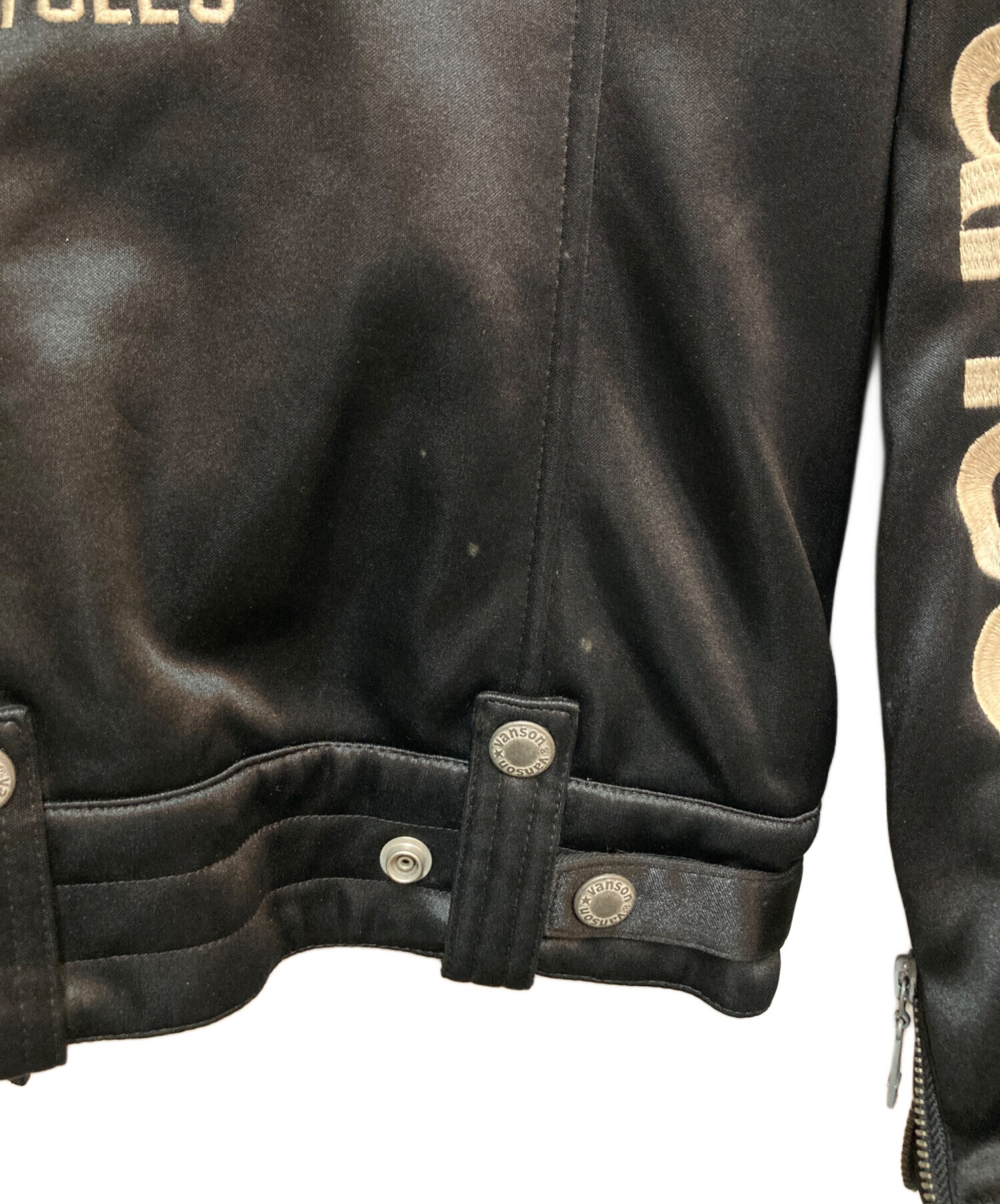 中古・古着通販】VANSON (バンソン) シングルライダースジャケット