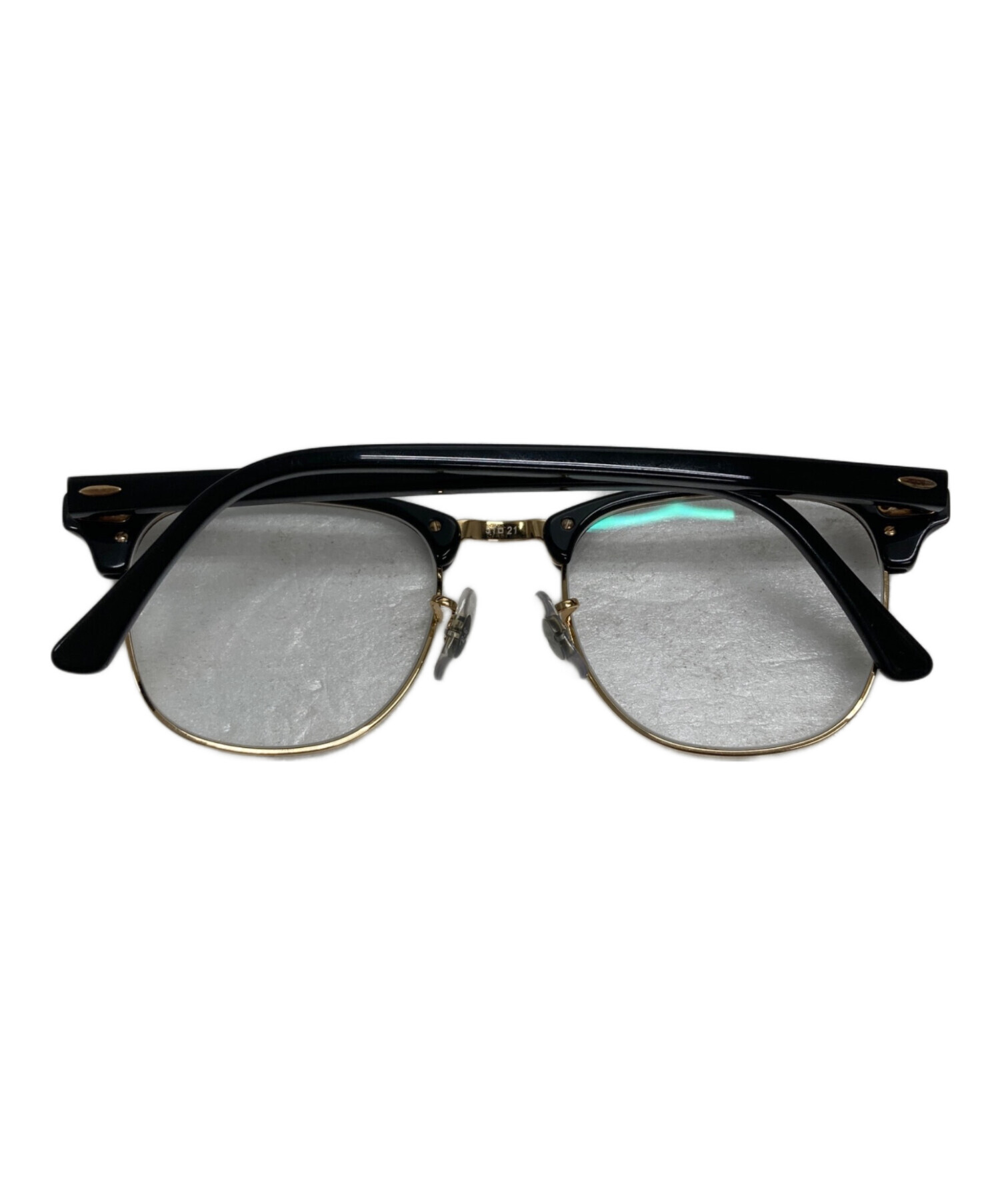 中古・古着通販】RAY-BAN (レイバン) CLUBMASTER 眼鏡 ブラック サイズ 