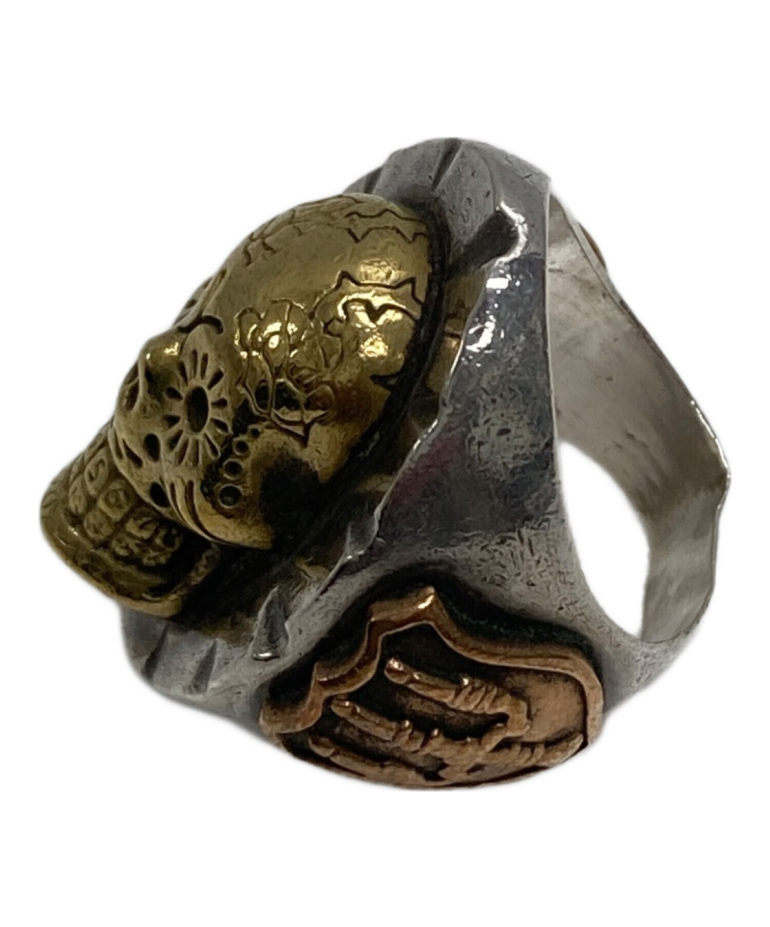 中古・古着通販】Chaos Design (カオスデザイン) スカルリング サイズ