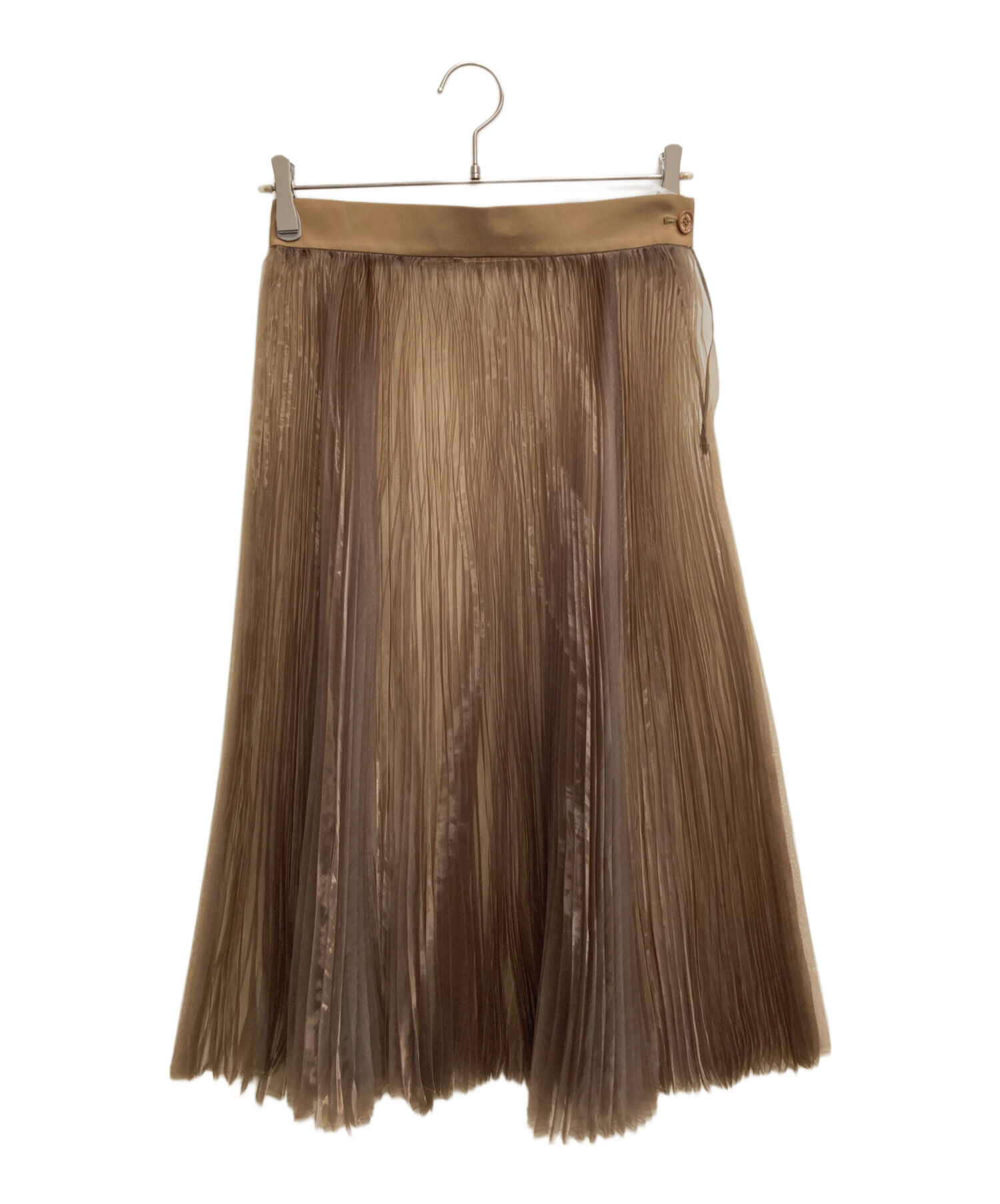 中古・古着通販】HYKE (ハイク) チュールプリーツロングスカート