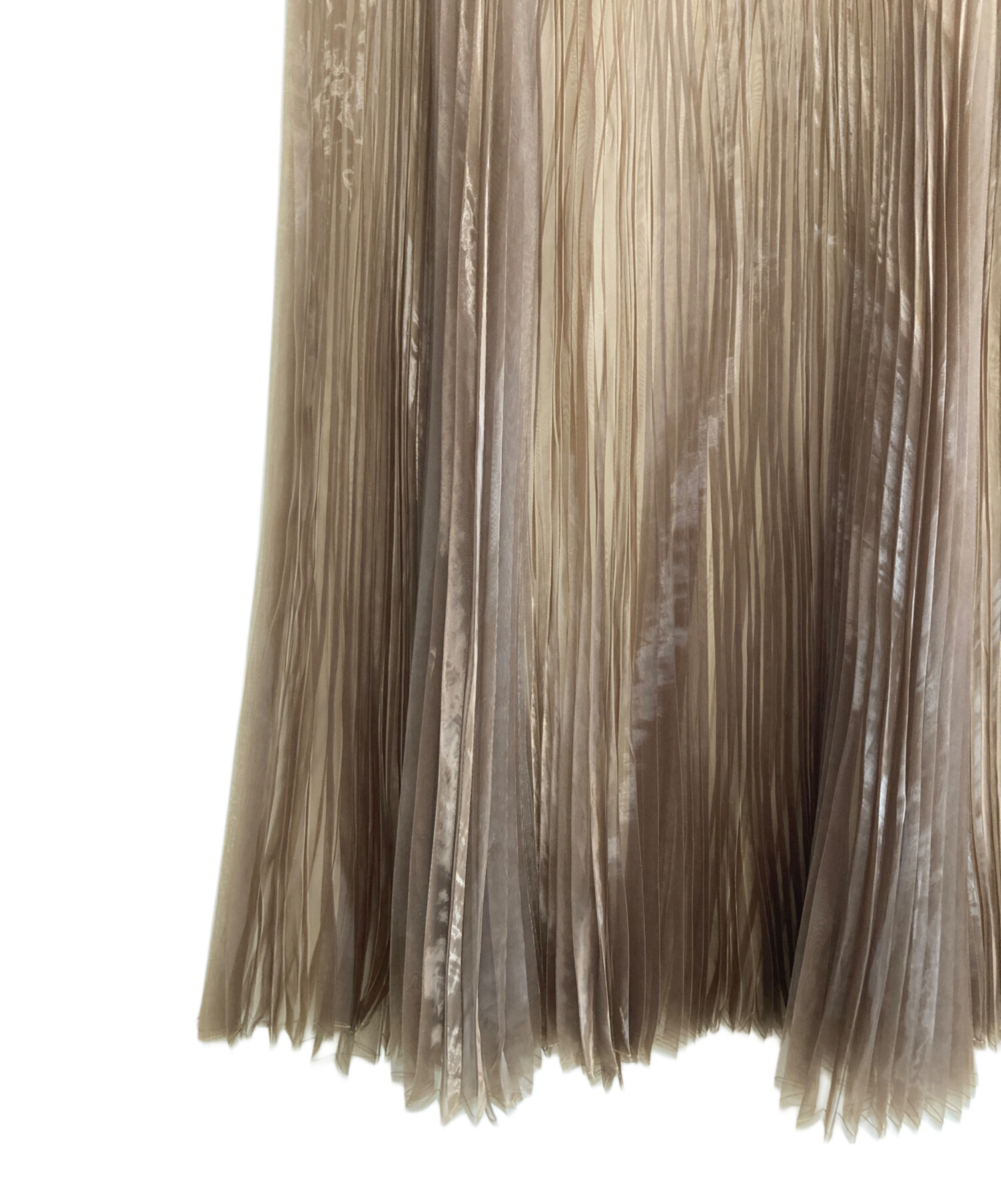 中古・古着通販】HYKE (ハイク) チュールプリーツロングスカート