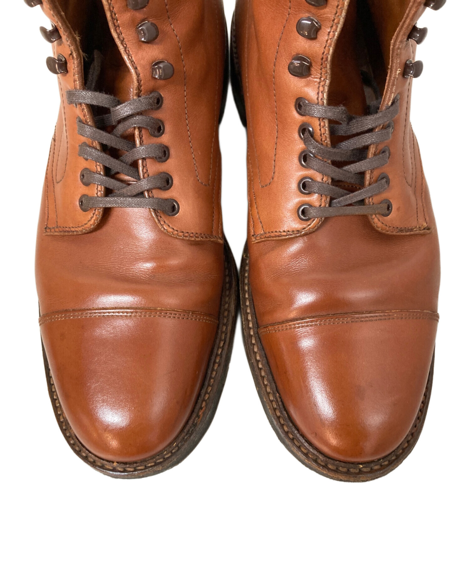 中古・古着通販】Alden (オールデン) レースアップブーツ ブラウン