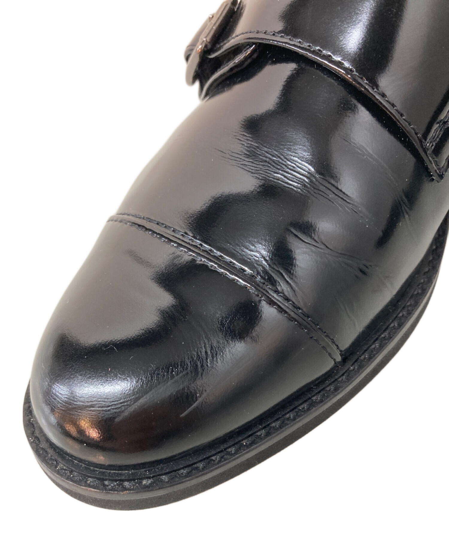 マーガレットハウエル　idea ダブルモンクストラップシューズ　24.5 マーガレット・ハウエル アイデア MARGARET HOWELL idea ダブル