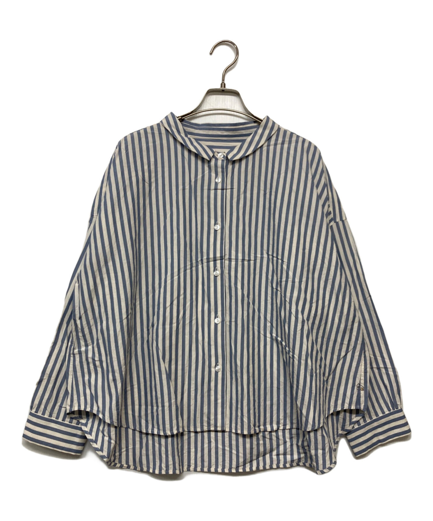 HUIS ギザコットンブラウス 中古・古着通販】HUIS. (ハウス) ギザコットンブロードワイドブラウス