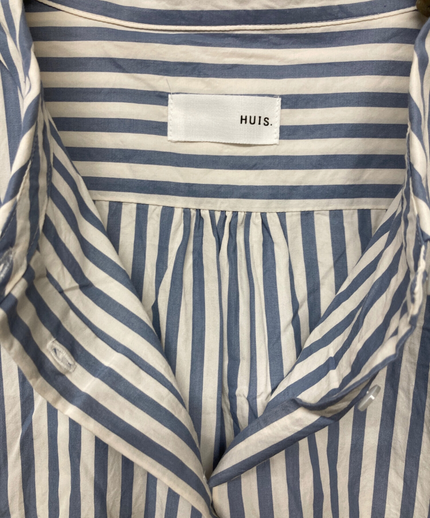 中古・古着通販】HUIS. (ハウス) ギザコットンブロードワイドブラウス 
