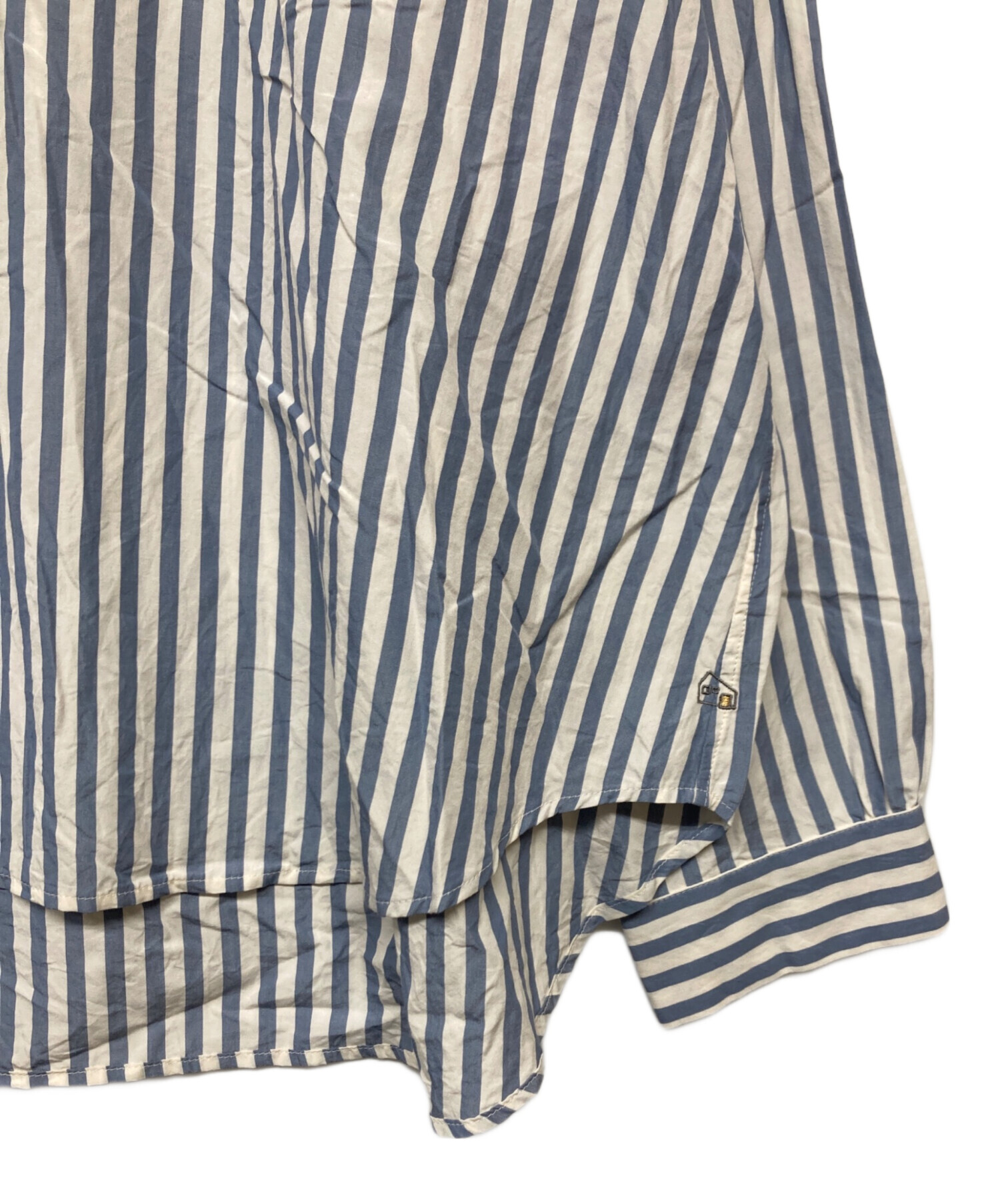 中古・古着通販】HUIS. (ハウス) ギザコットンブロードワイドブラウス 