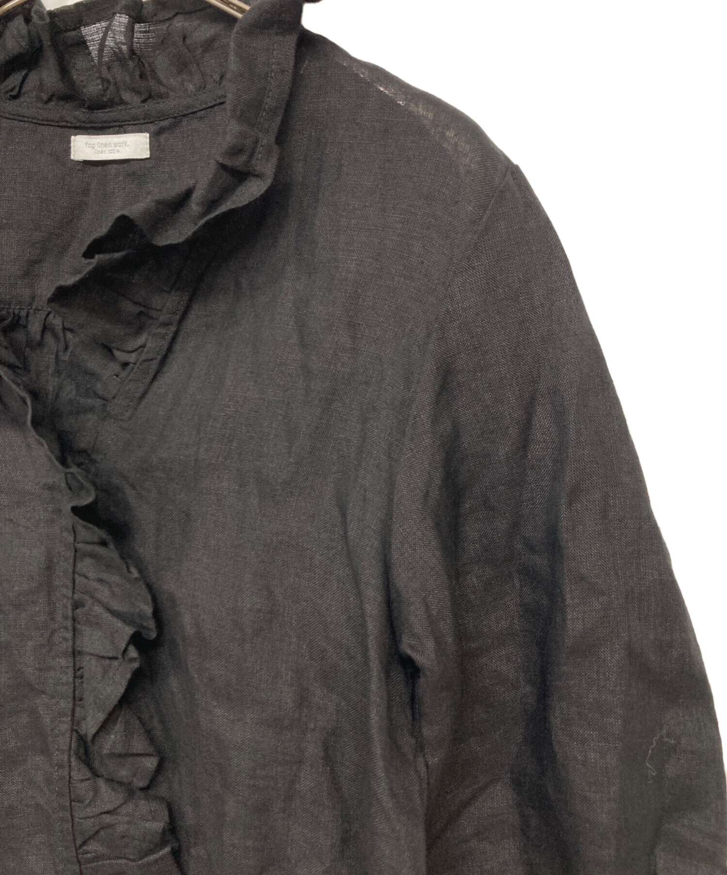 中古・古着通販】fog linen work (フォグリネンワーク) シャツブラウス 