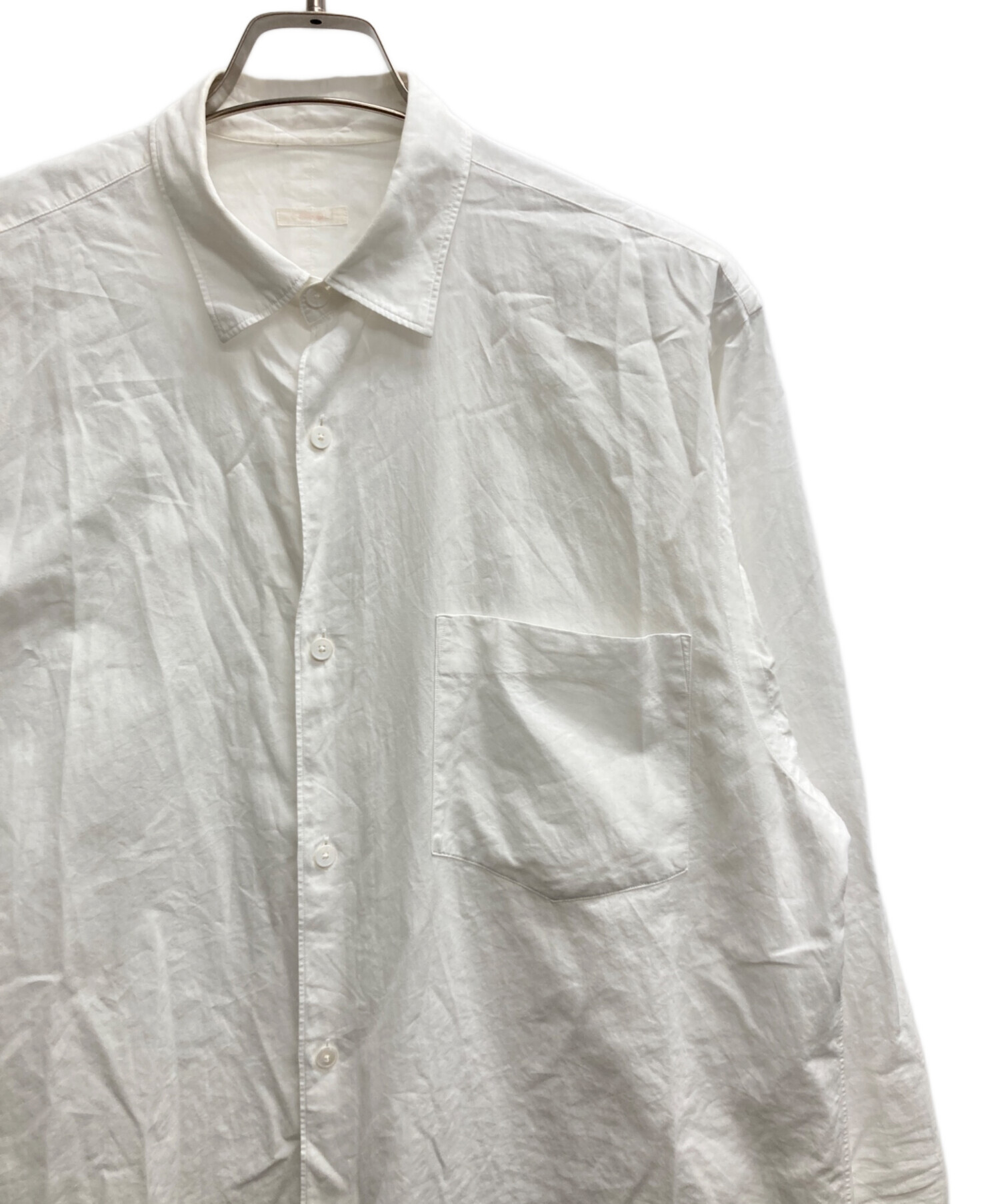 中古・古着通販】COMOLI (コモリ) 21AW コモリシャツ ホワイト サイズ 