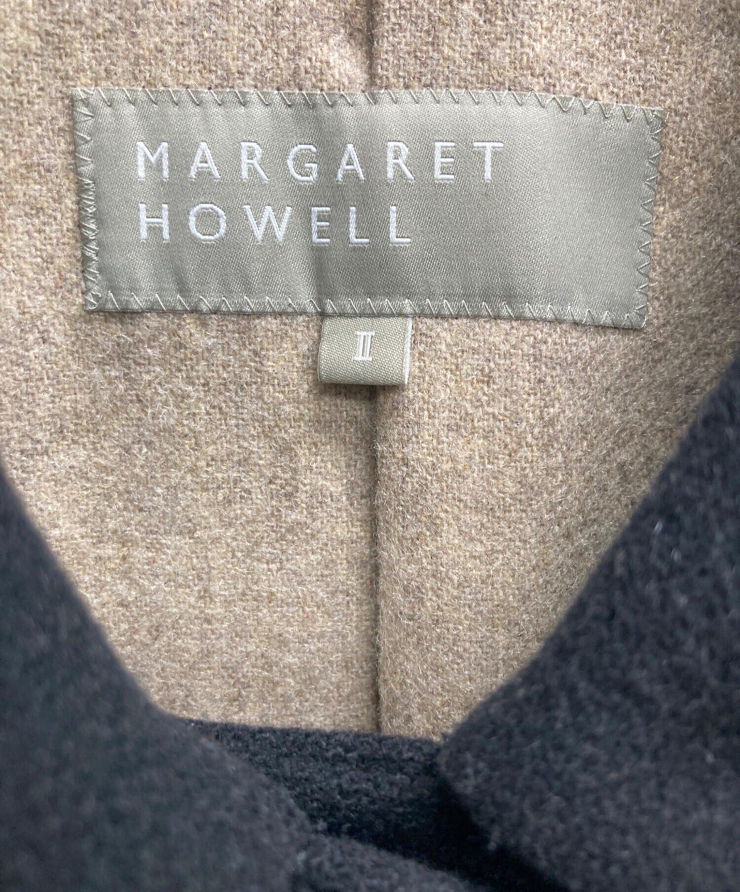 Margaret Howell 旧タグ☆ネイビー ウール ピーコート MARGARET HOWELL