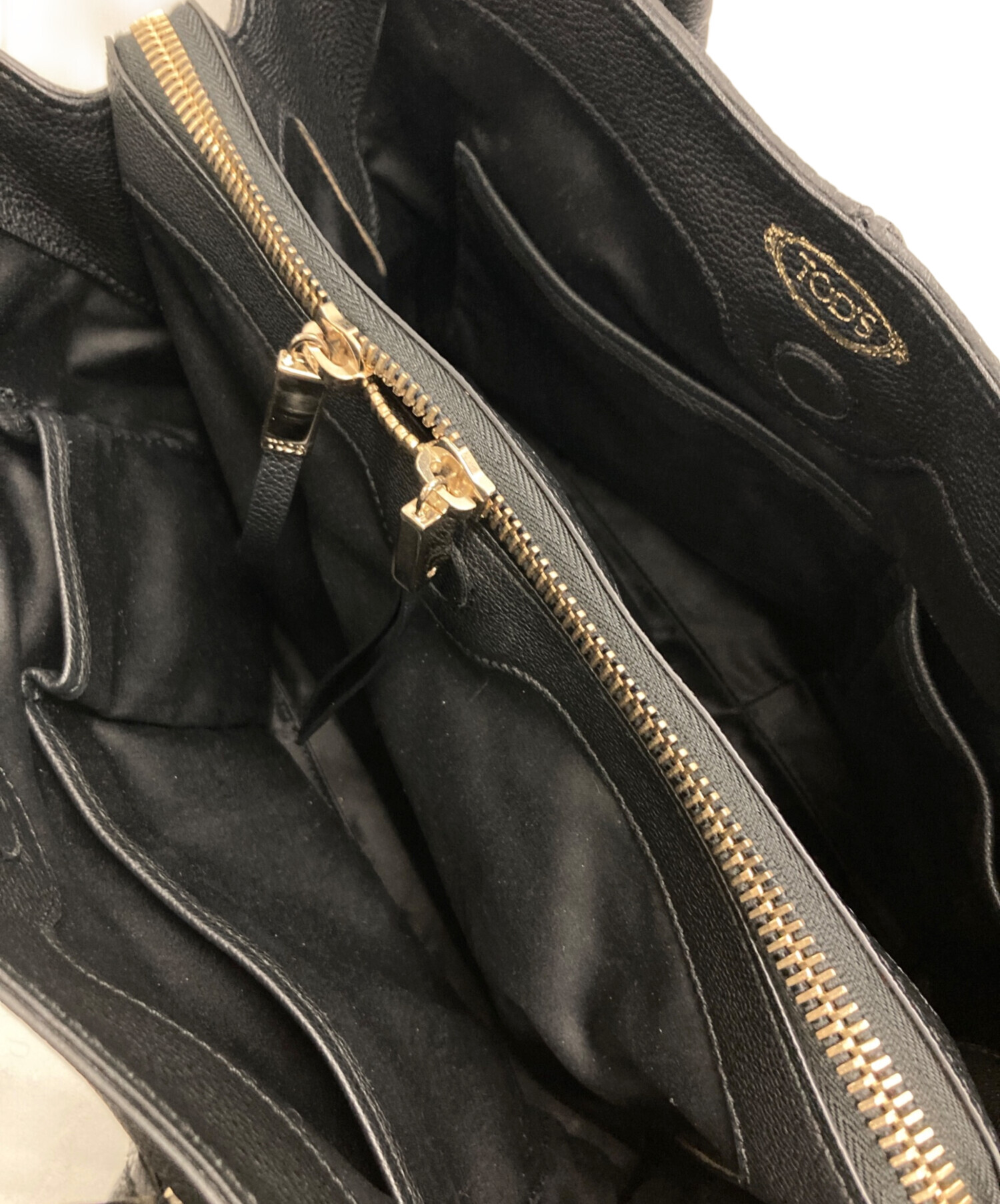 中古・古着通販】TOD'S (トッズ) D-BOWレザー2WAYバッグ ブラック