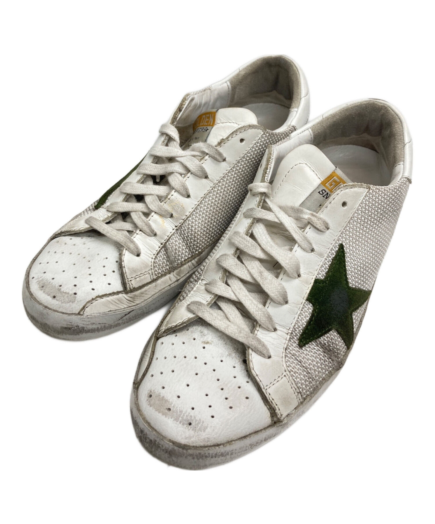 中古・古着通販】GOLDEN GOOSE (ゴールデングース) SUPERSTAR ホワイト 