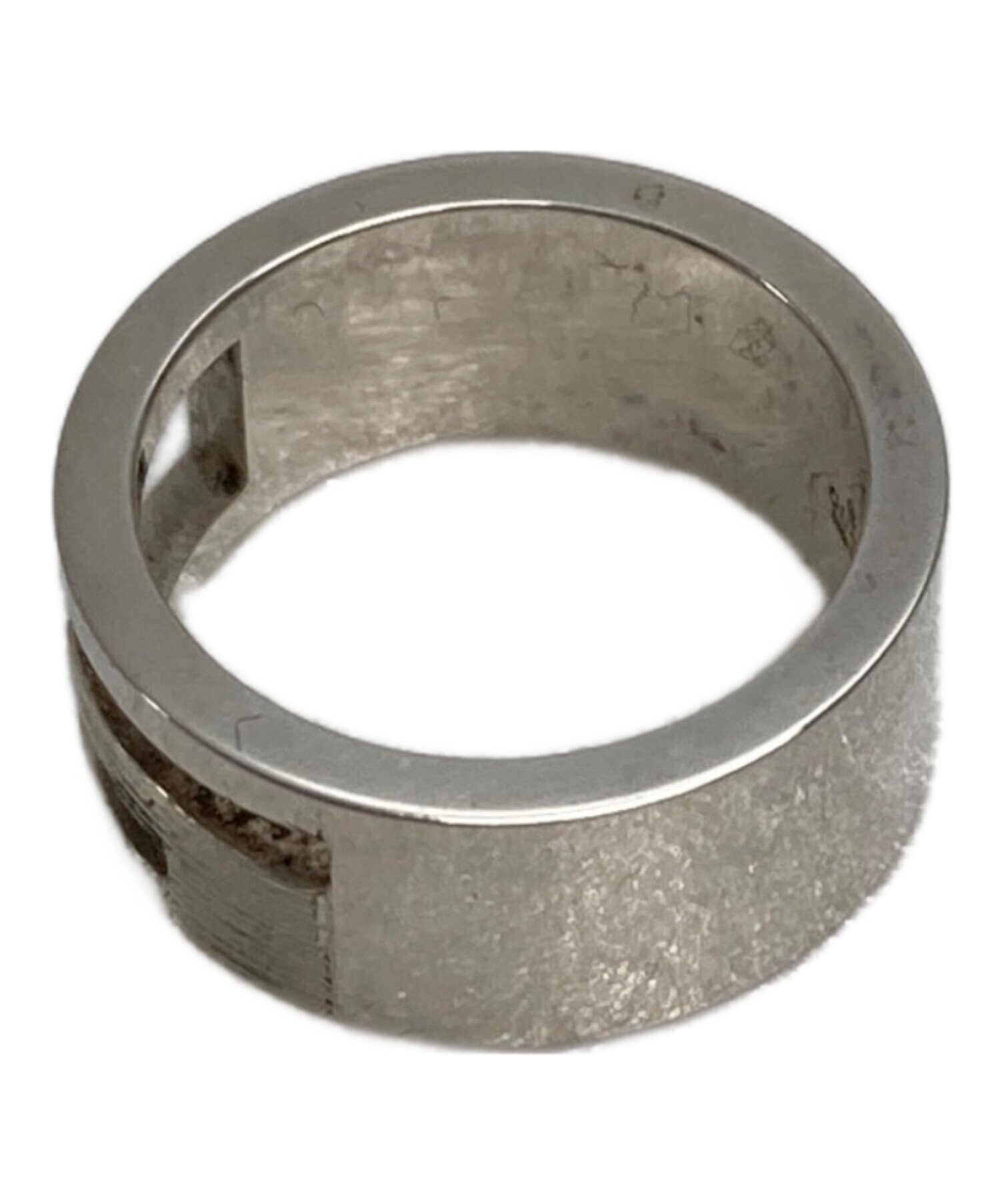 再々値下げ　未使用　グッチ　GUCCI リング　9号 中古・古着通販】GUCCI (グッチ) Gカットアウトリング シルバー サイズ