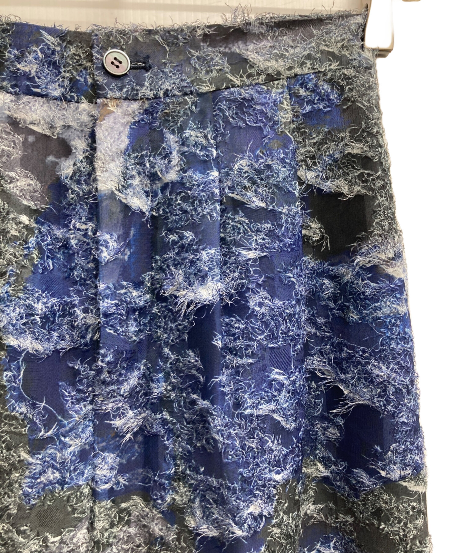 中古・古着通販】AMERI (アメリ) MEDI RACHEL FLUFFY ART PANTS ブルー