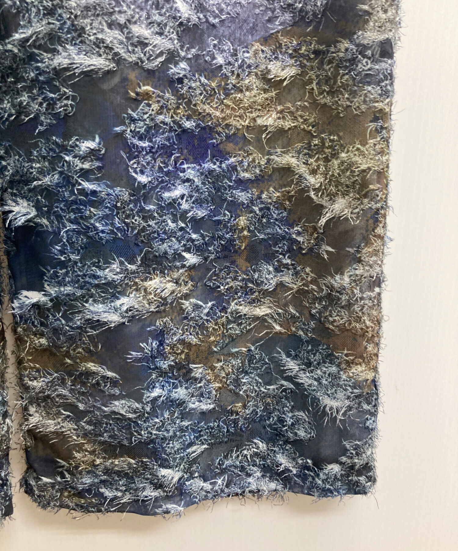 中古・古着通販】AMERI (アメリ) MEDI RACHEL FLUFFY ART PANTS ブルー