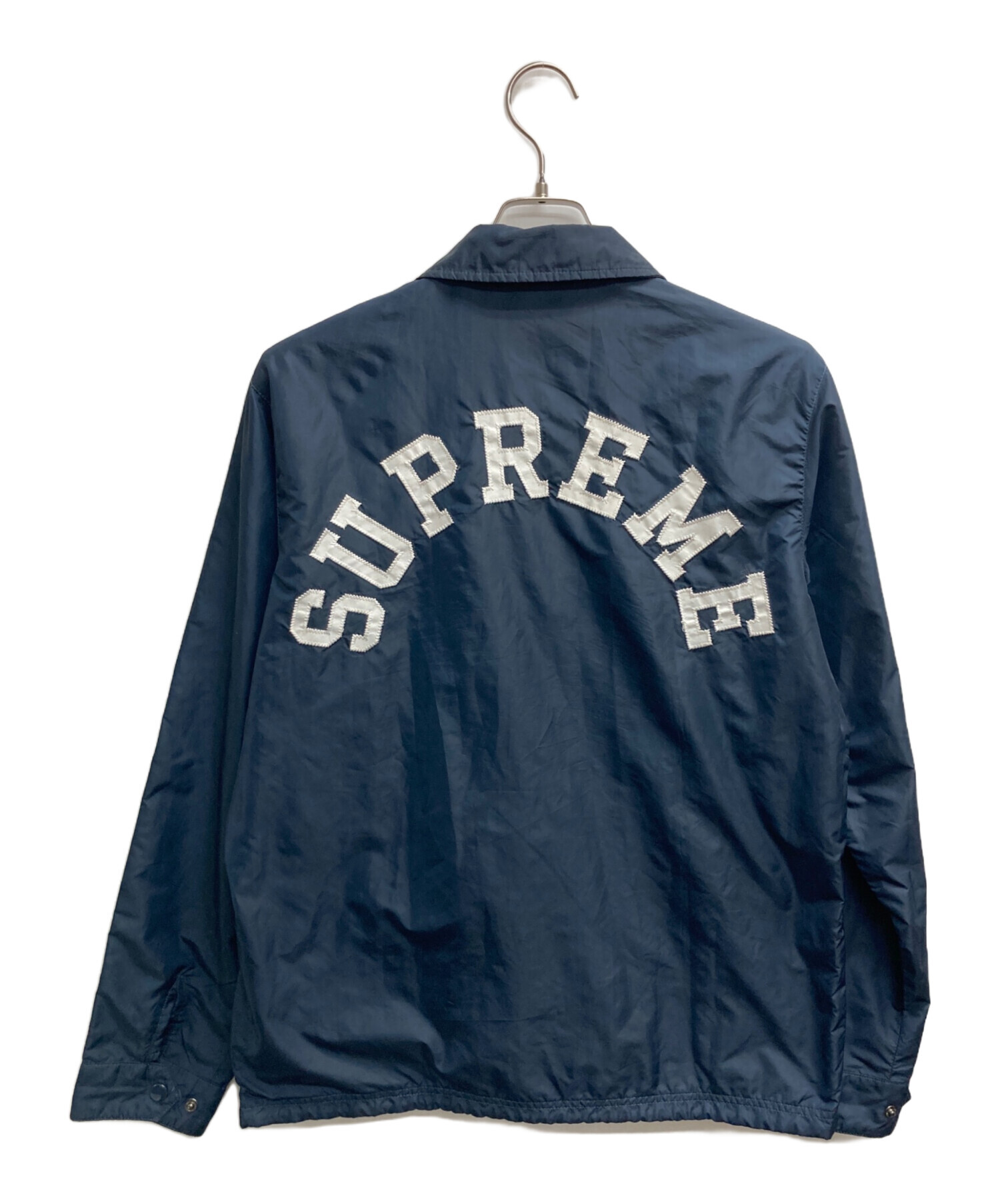 SUPREME CHAMPION コーチジャケット M ネイビー 中古・古着通販】Champion (チャンピオン) Supreme