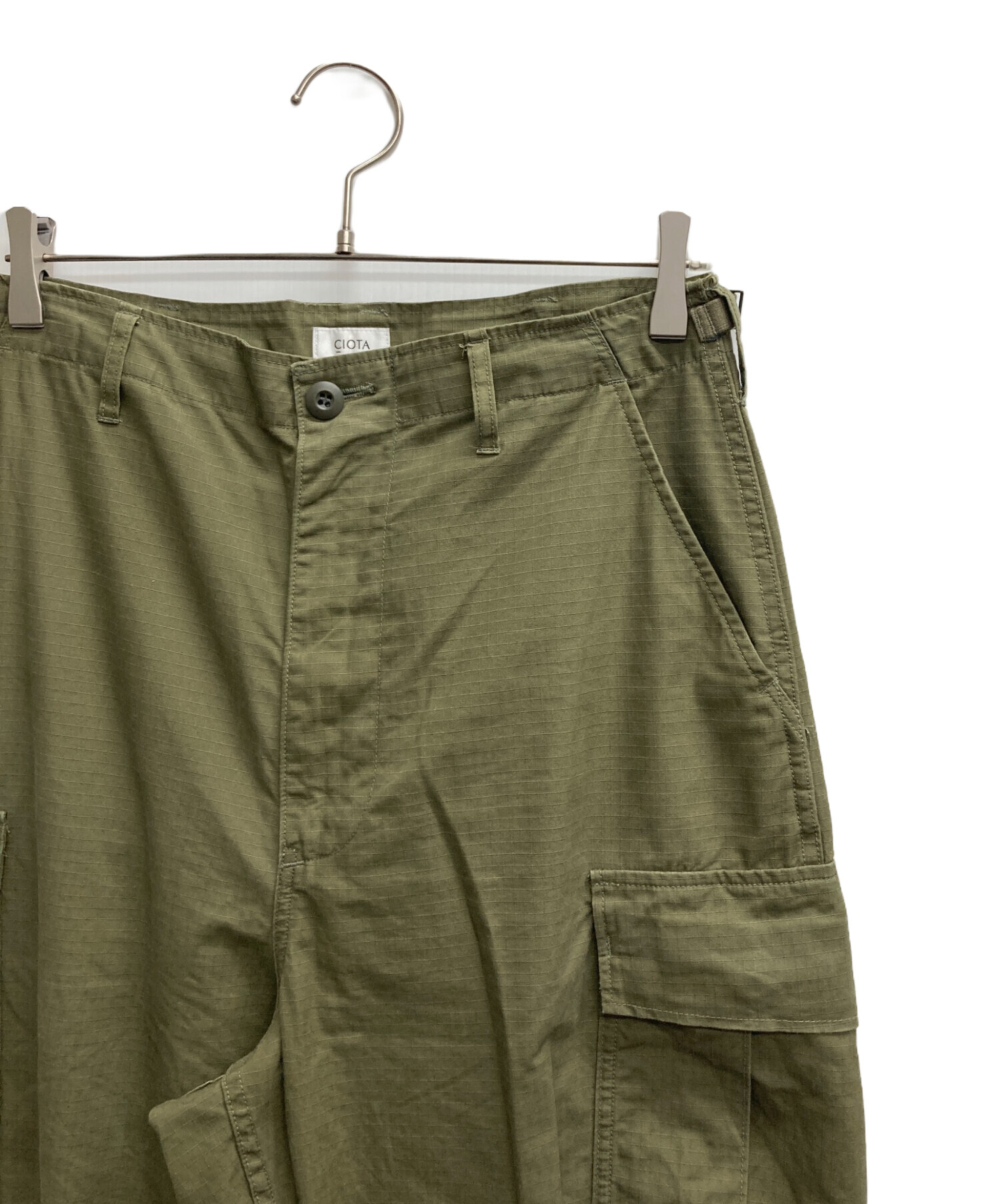 中古・古着通販】CIOTA (シオタ) Jungle Fatigue Pants オリーブ