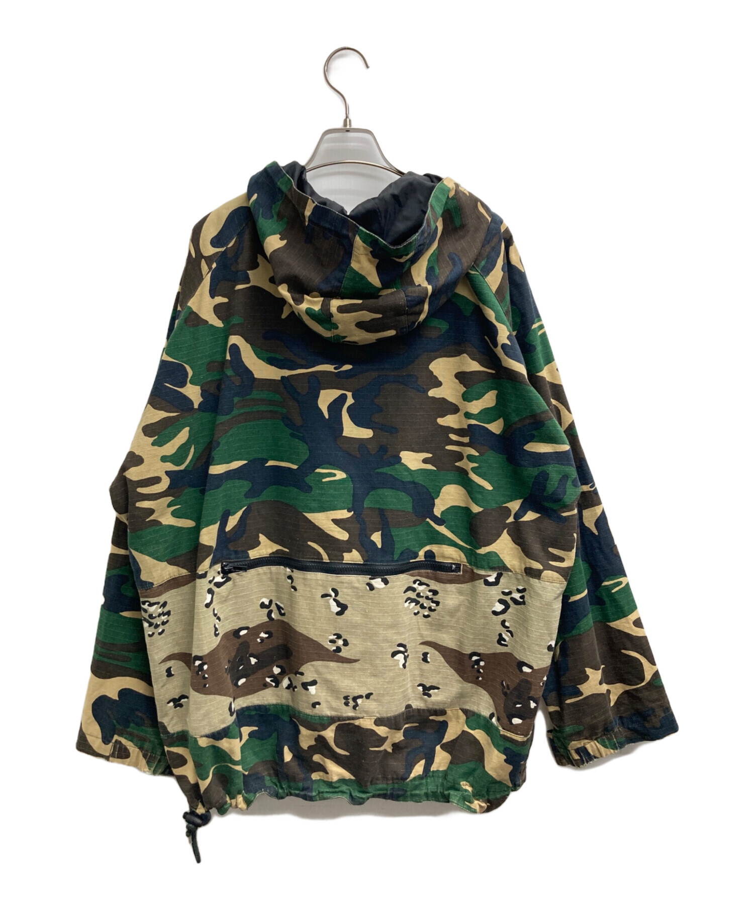 中古・古着通販】stussy (ステューシー) カモ柄アノラックパーカー