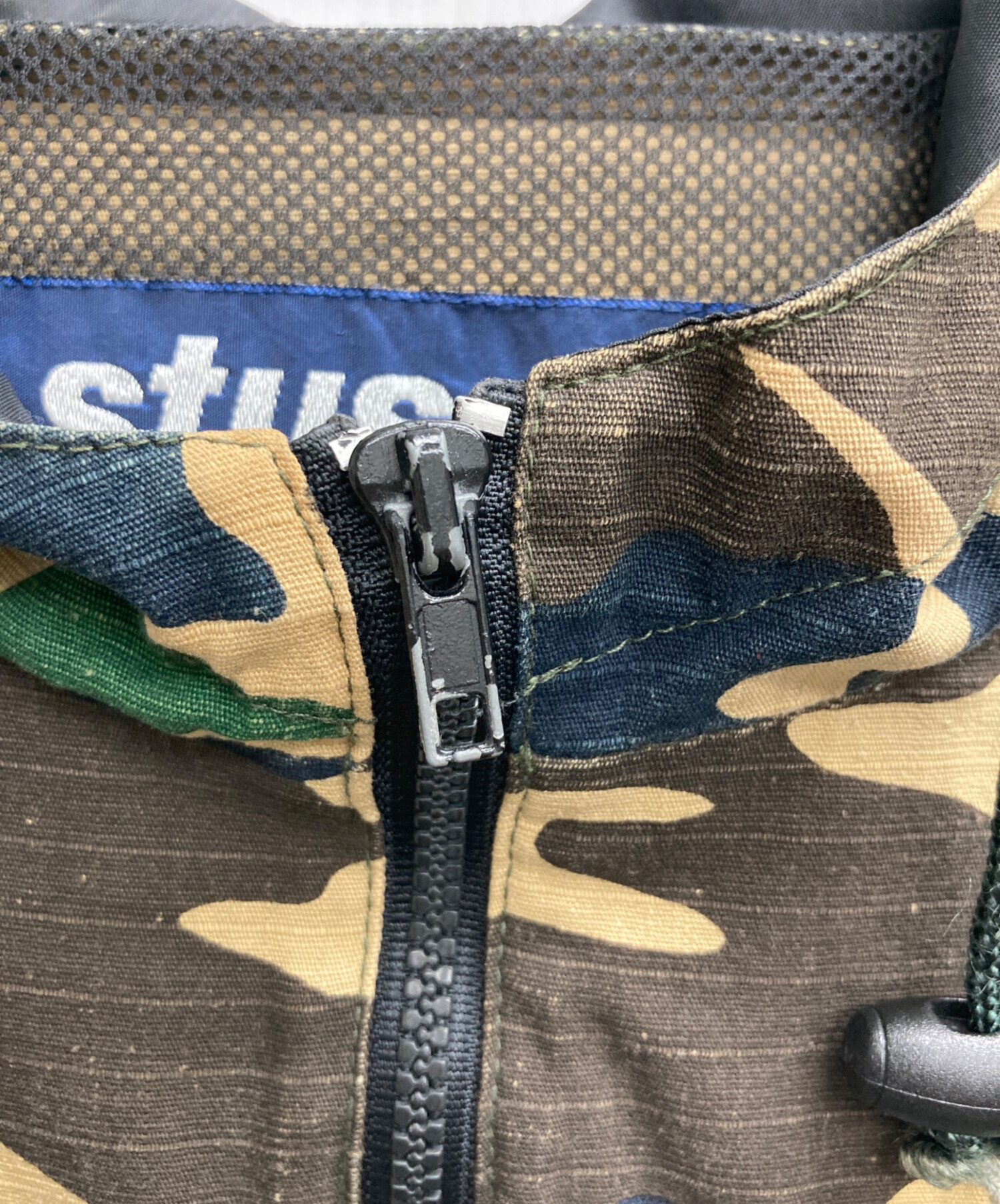 中古・古着通販】stussy (ステューシー) カモ柄アノラックパーカー