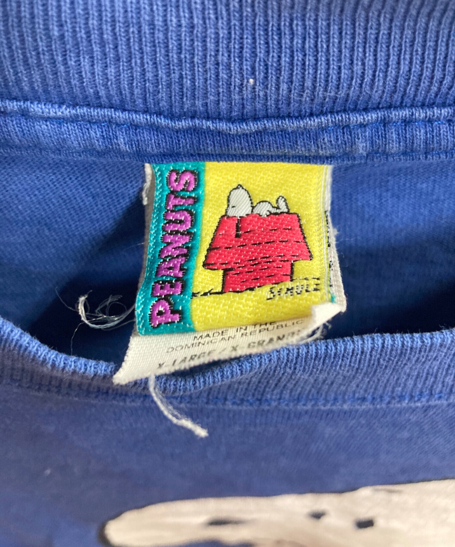 ぴーなっつ。出品 中古・古着通販】PEANUTS (ピーナッツ) プリントTシャツ ブルー サイズ