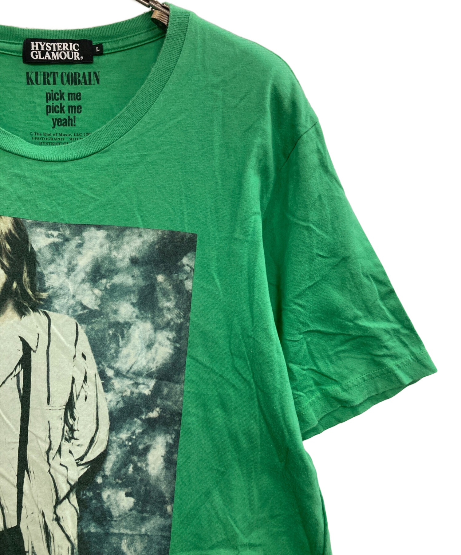 【人気モデル】Hysteric Glamour Tシャツ  Cobain Hysteric Glamour Kurt Cobain Tee #hystericglamour | Depop