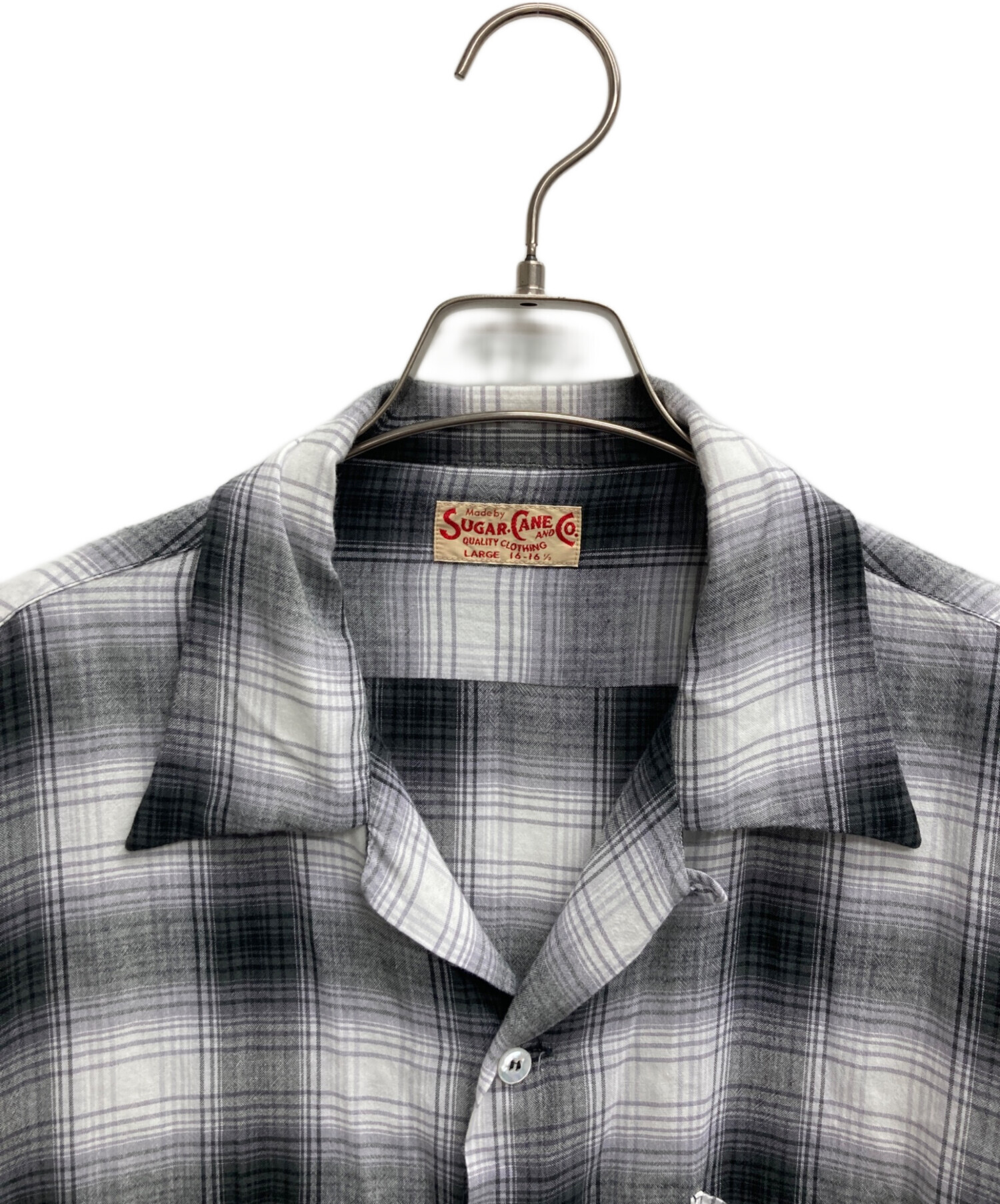 中古・古着通販】SUGAR CANE (シュガーケーン) RAYON OMBRE CHECK OPEN
